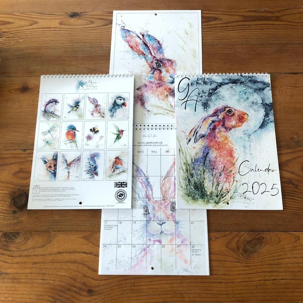 wildlife art calendar