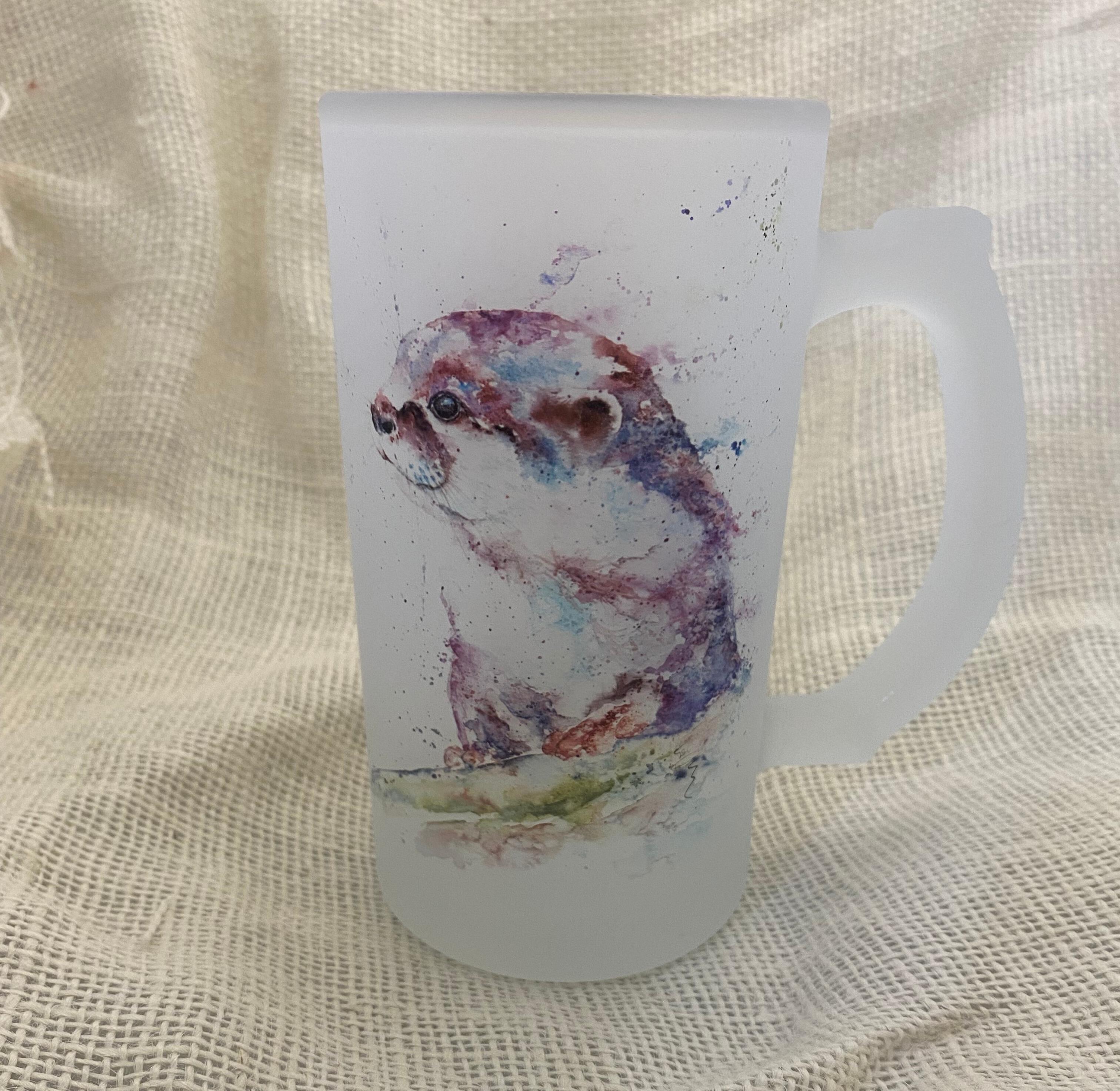 otter beer glass