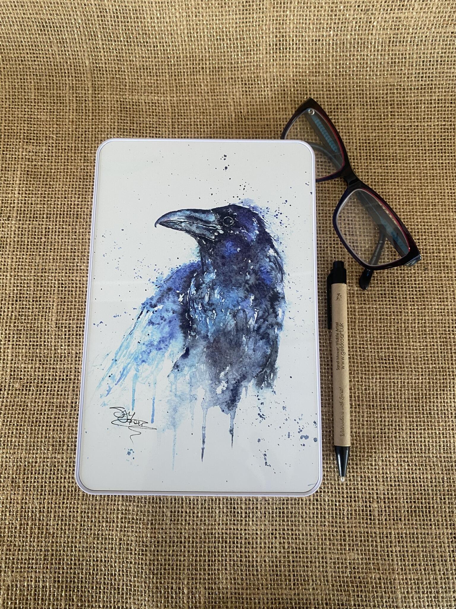 raven gift tin