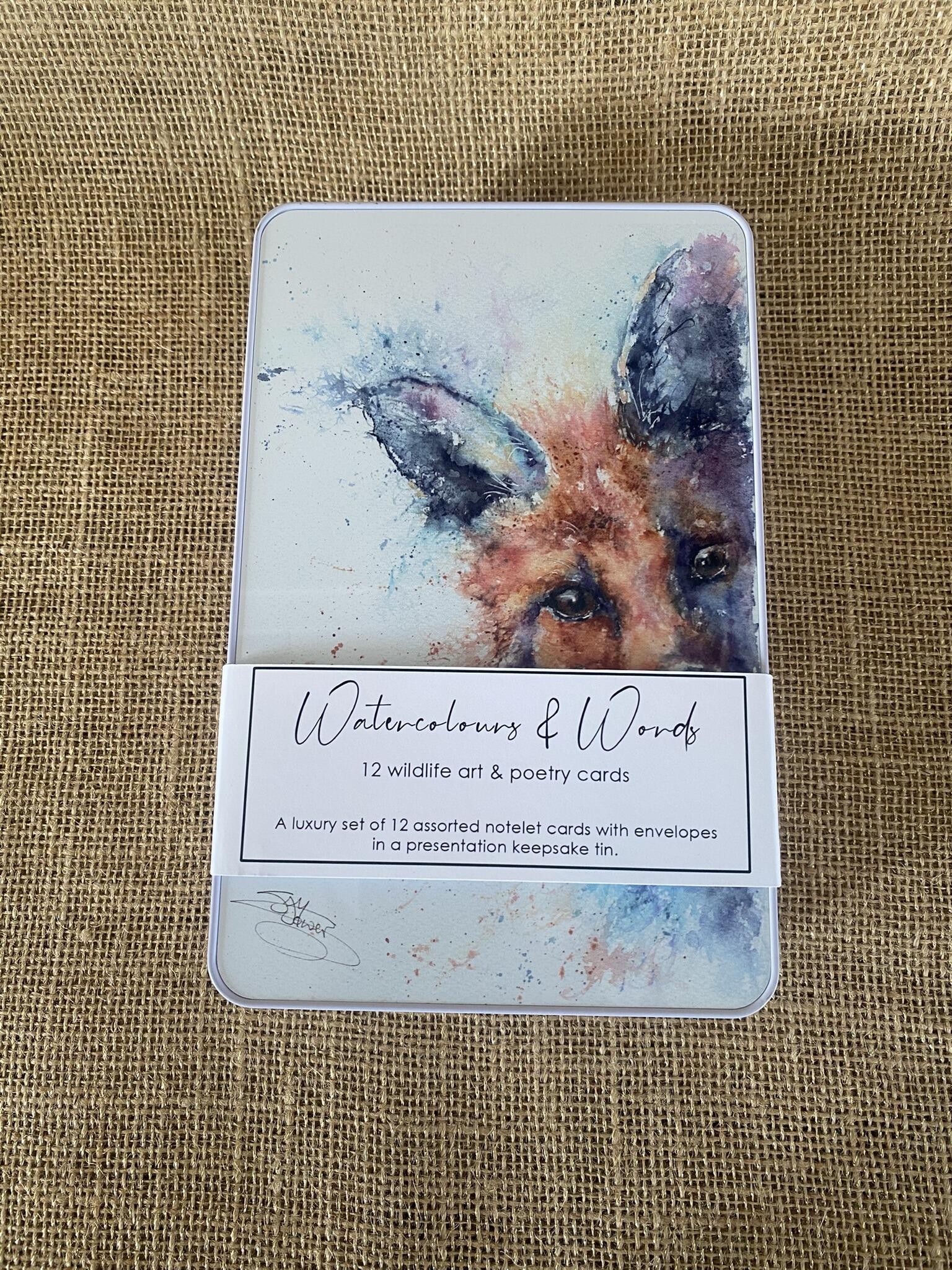 fox gift tin