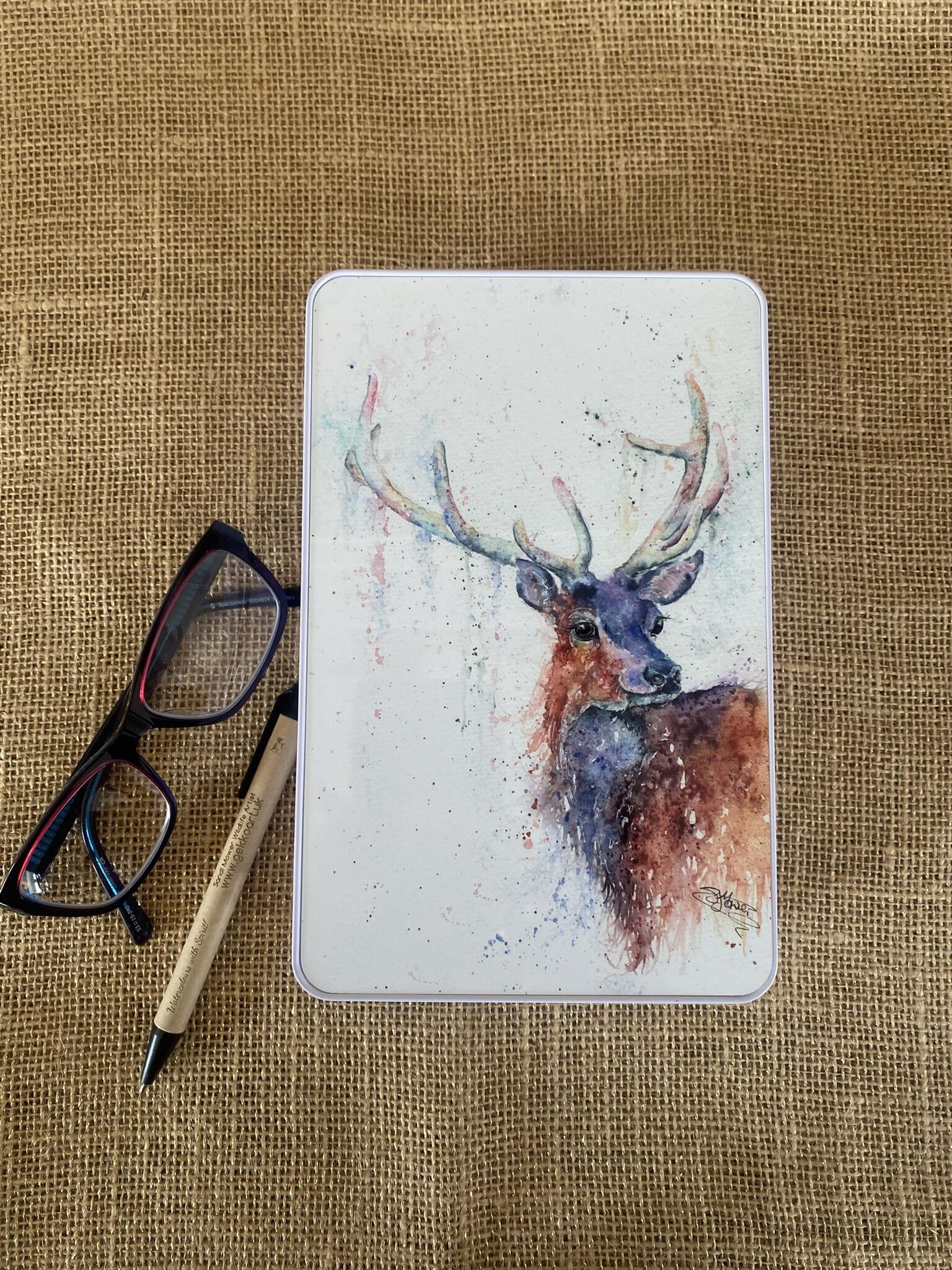 stag gift tin