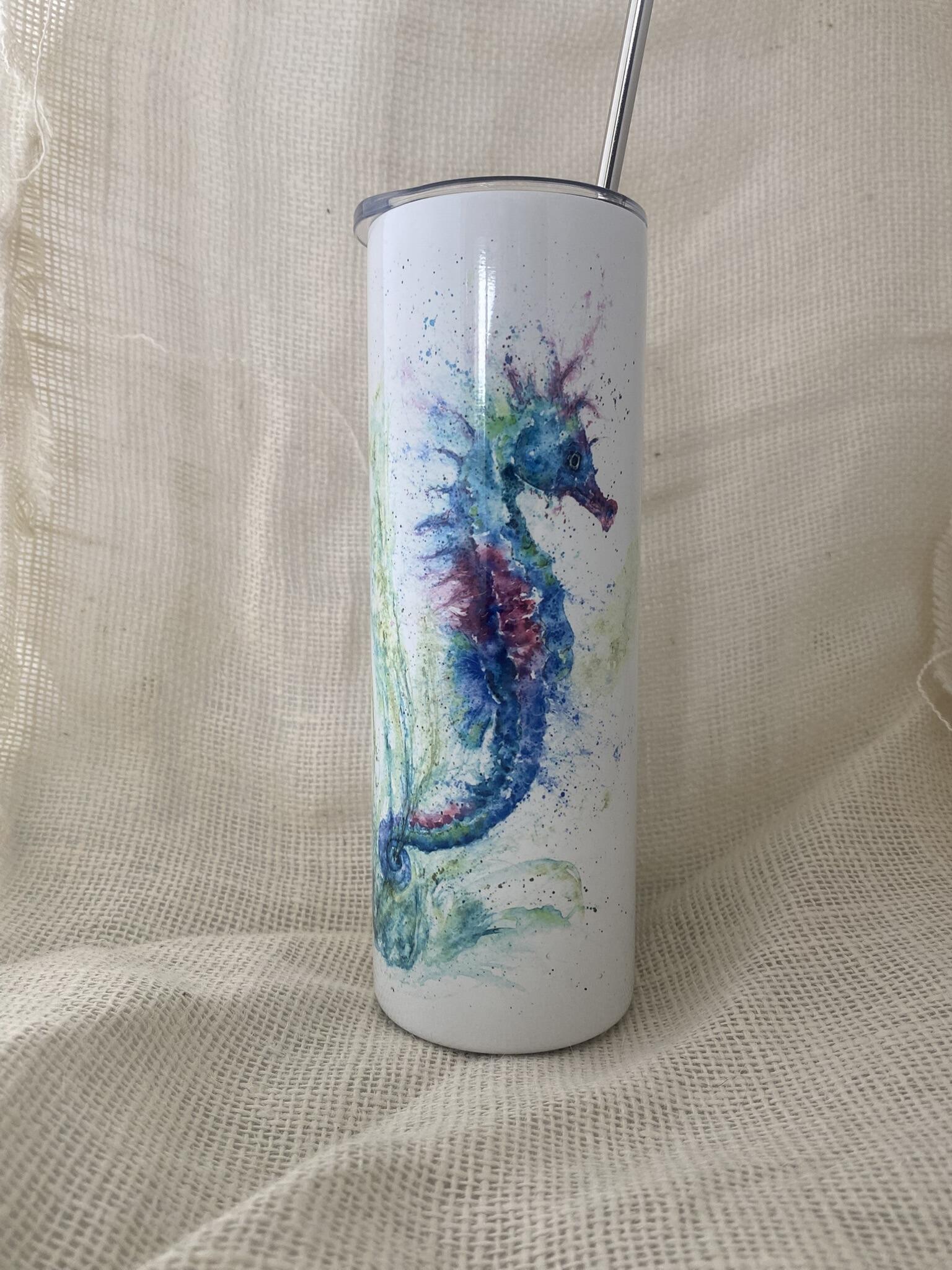 seahorse travel mug