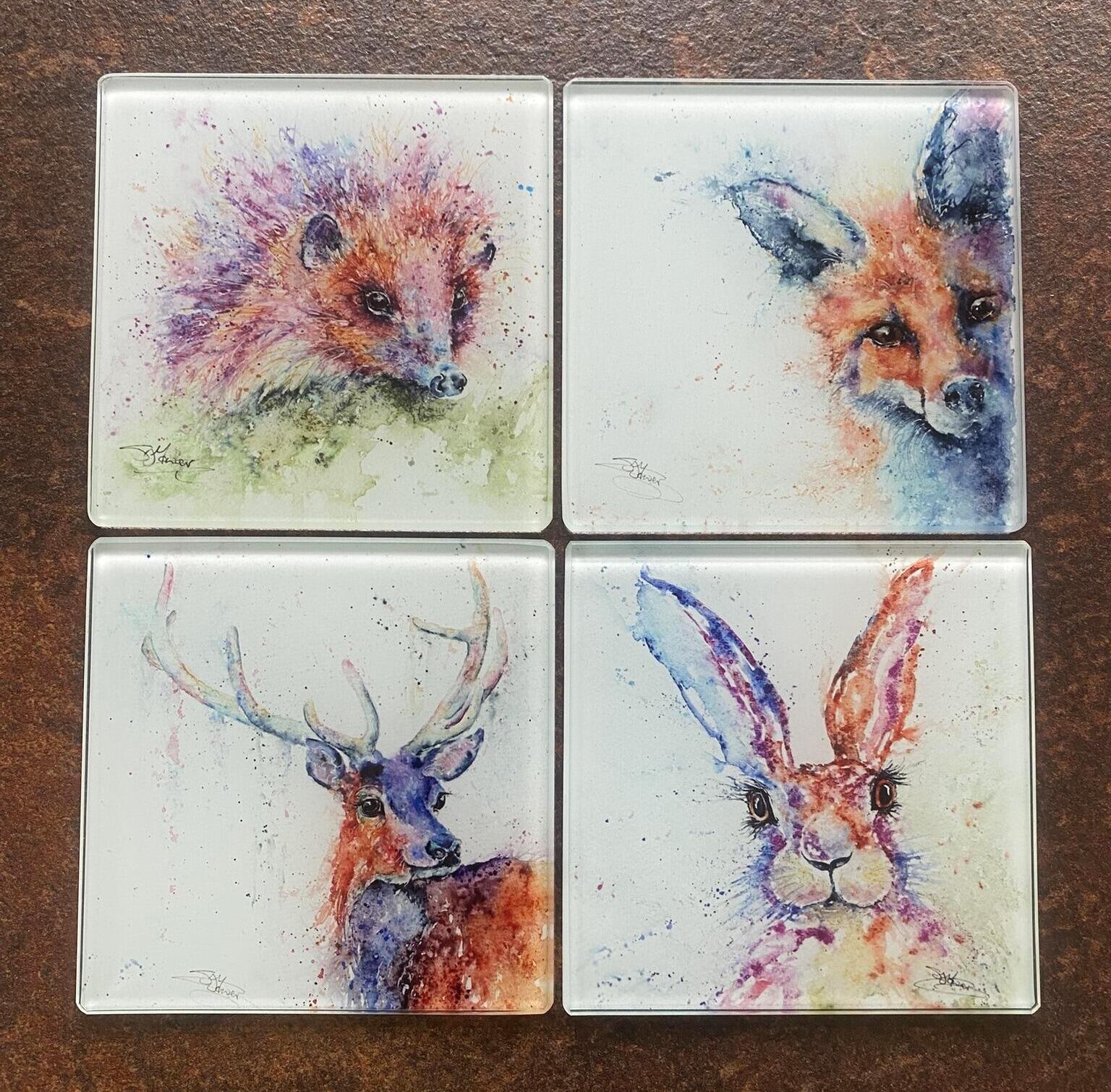 animal coasters set 1