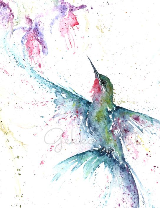 hummingbird detail