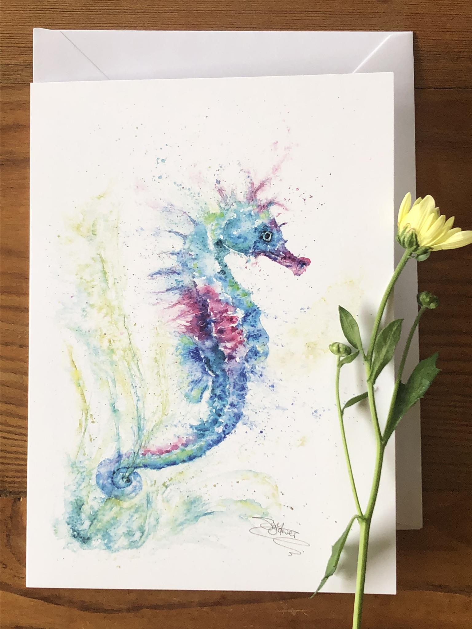seahorse card