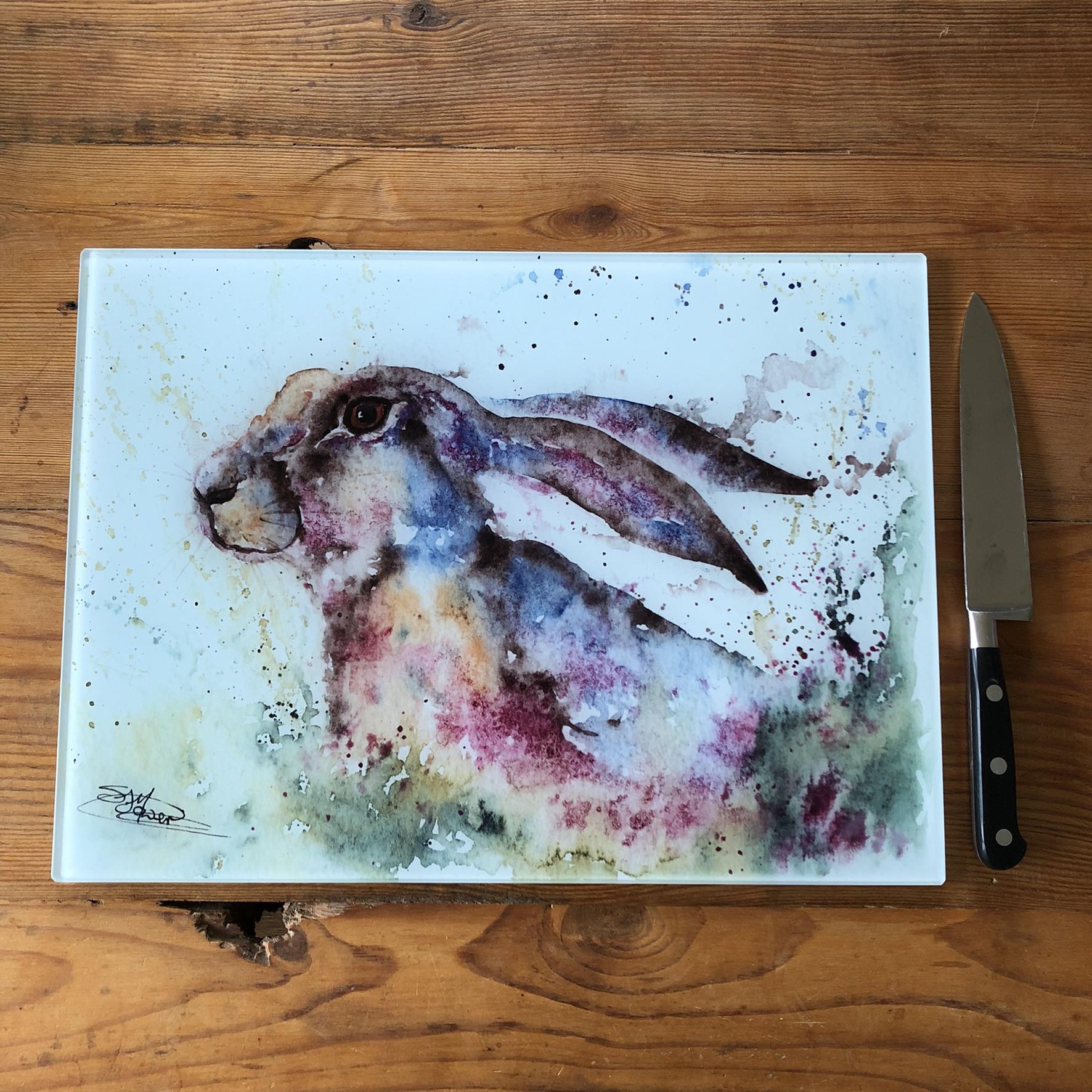 hare chopping board