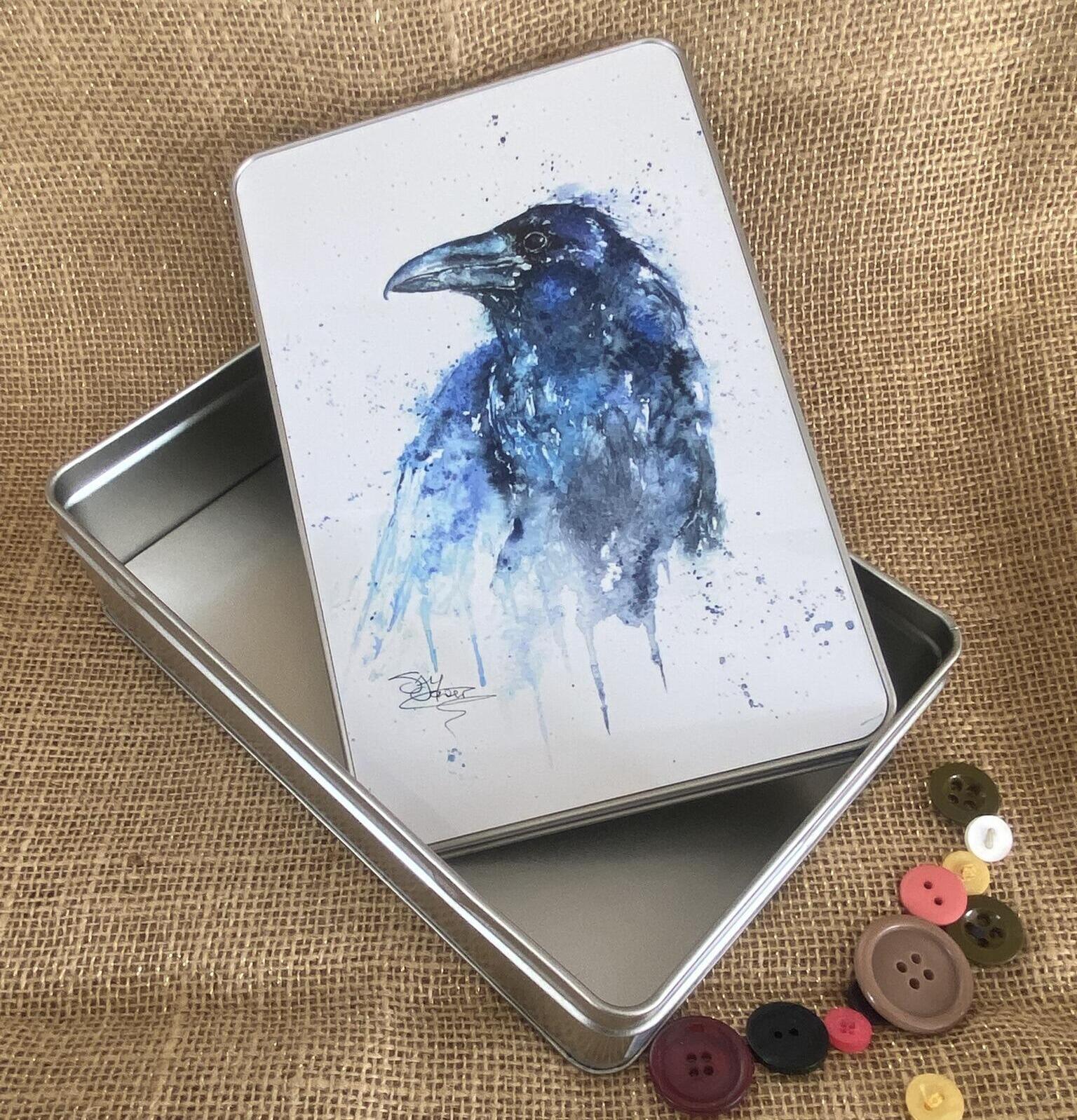 raven gift tin