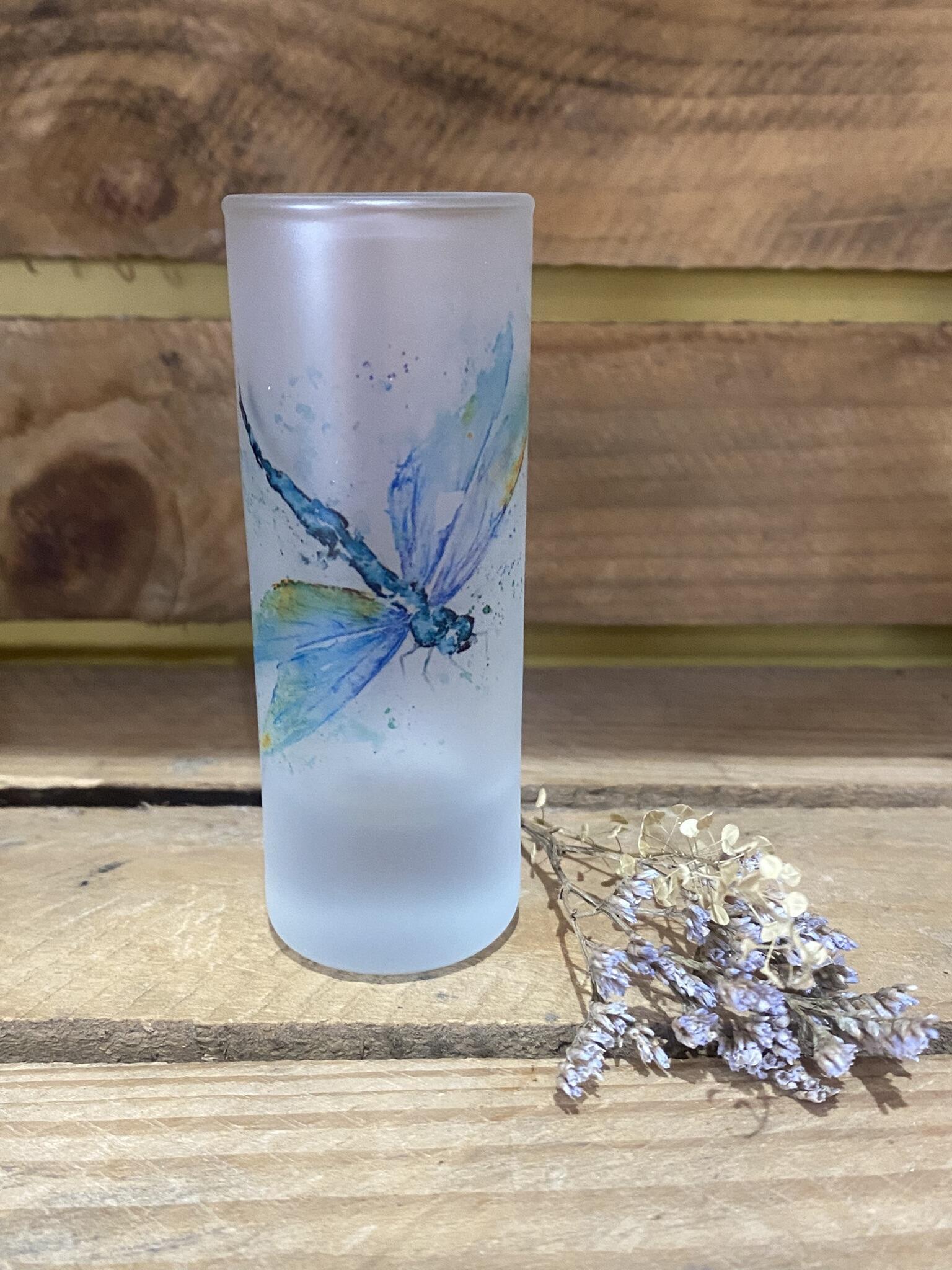 dragonfly shot glass