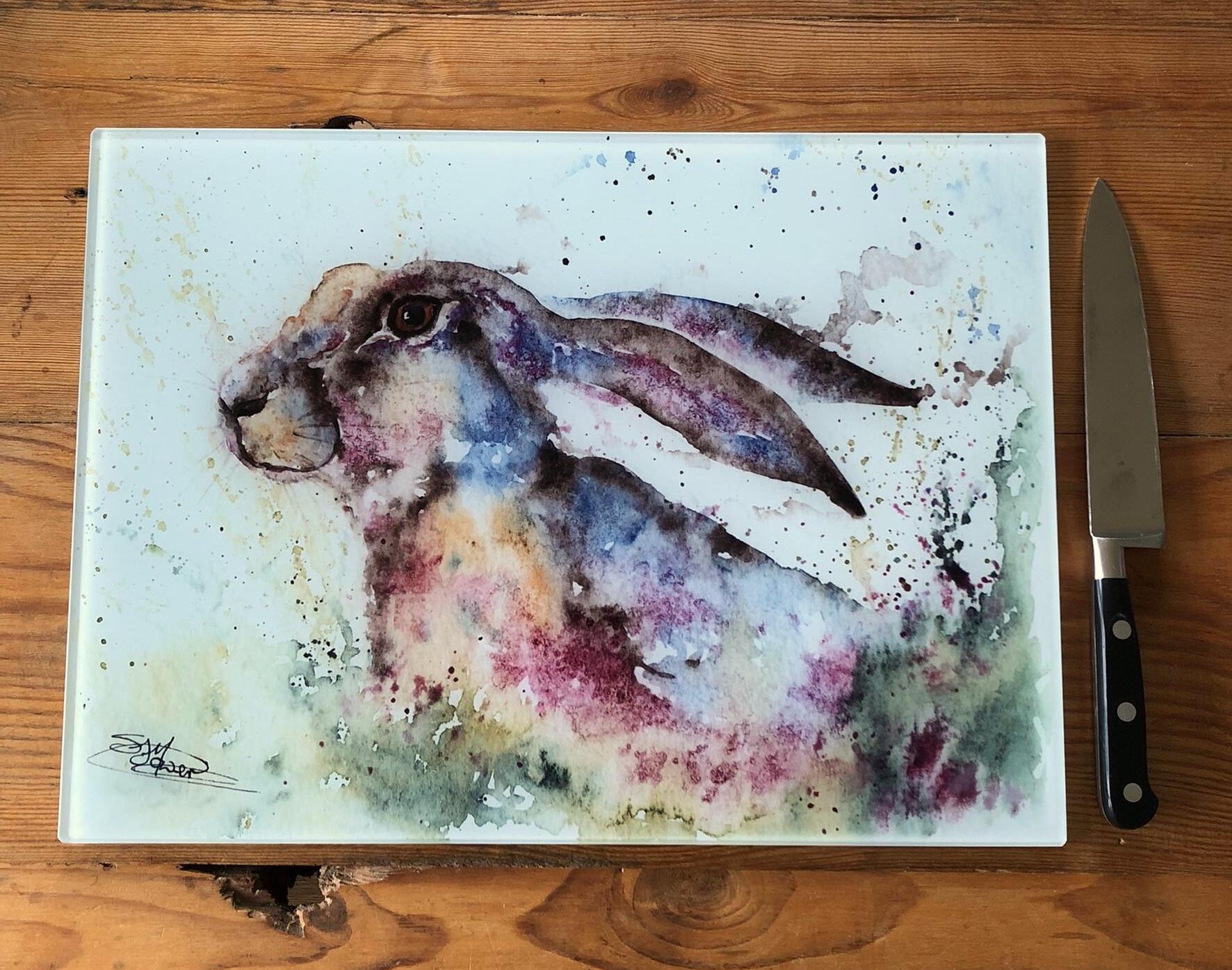 hare chopping board