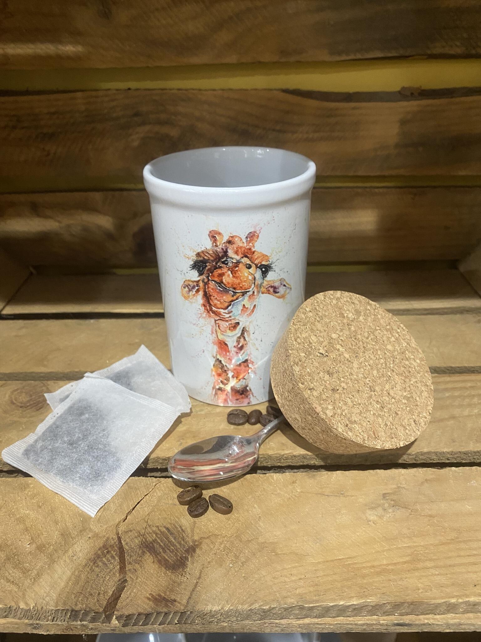 caddy and cork lid