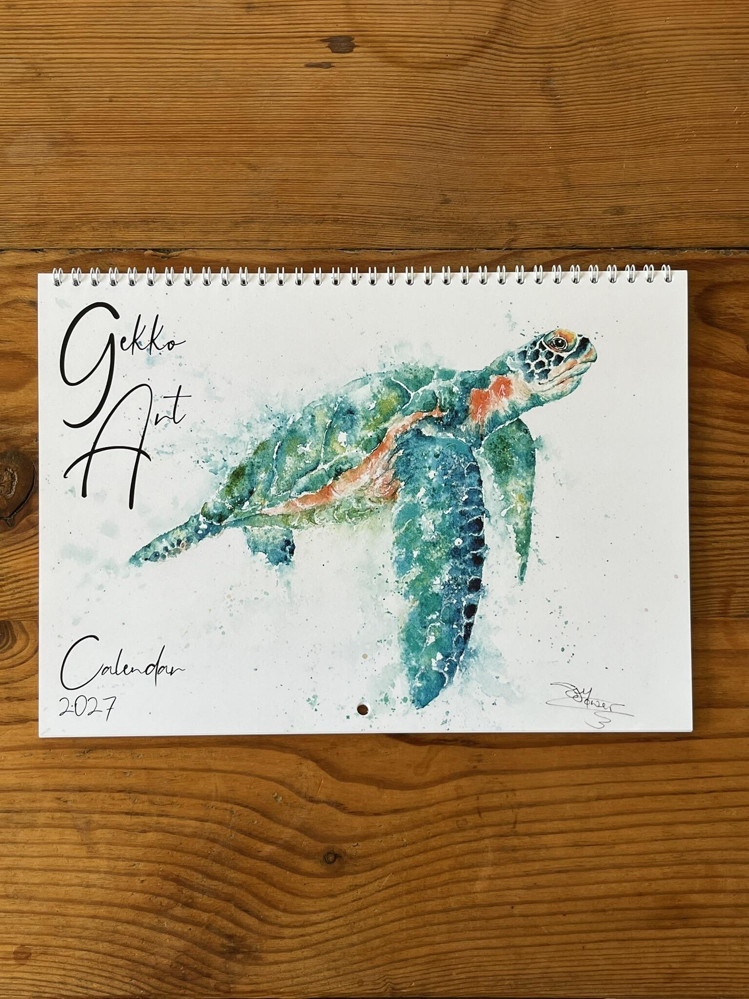calendar with turtle cover