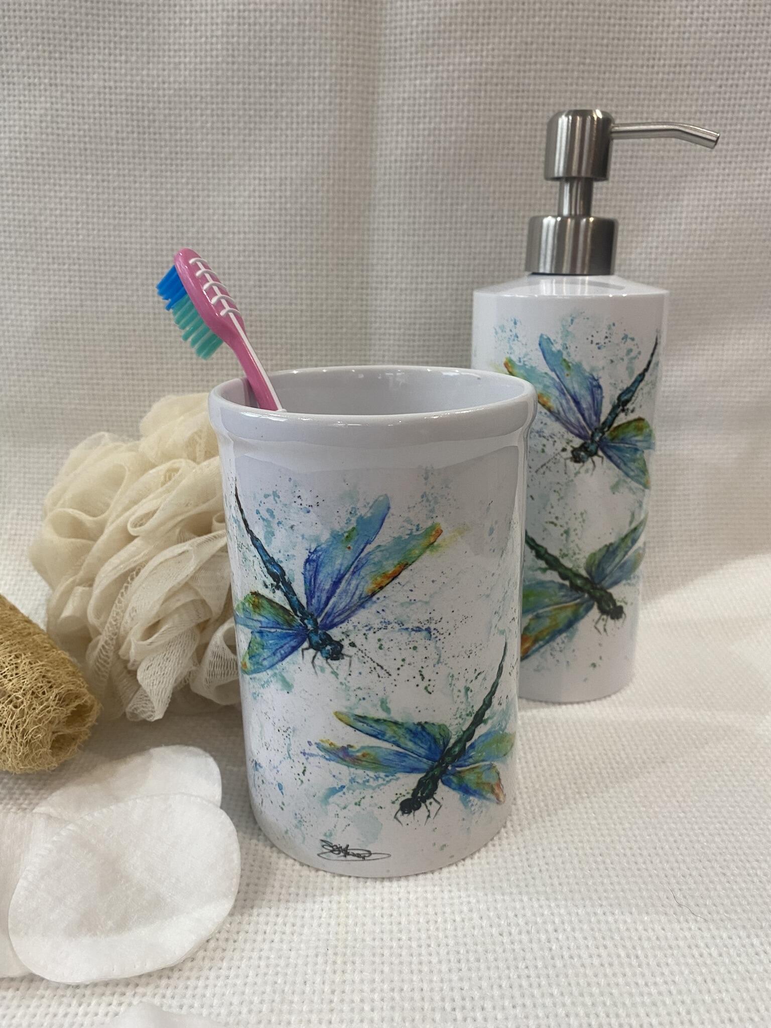 dragonfly bathroom accessories