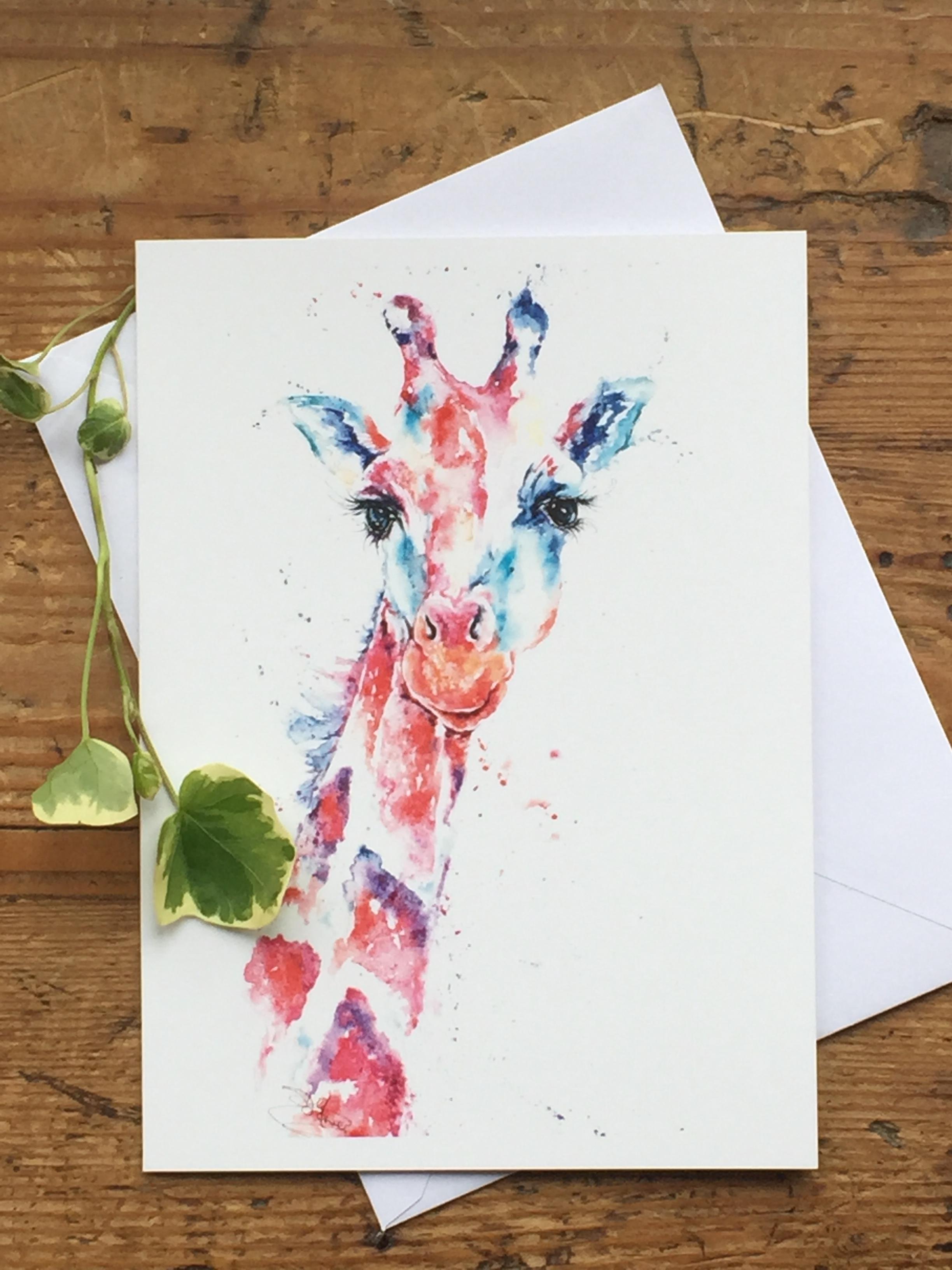 giraffe card