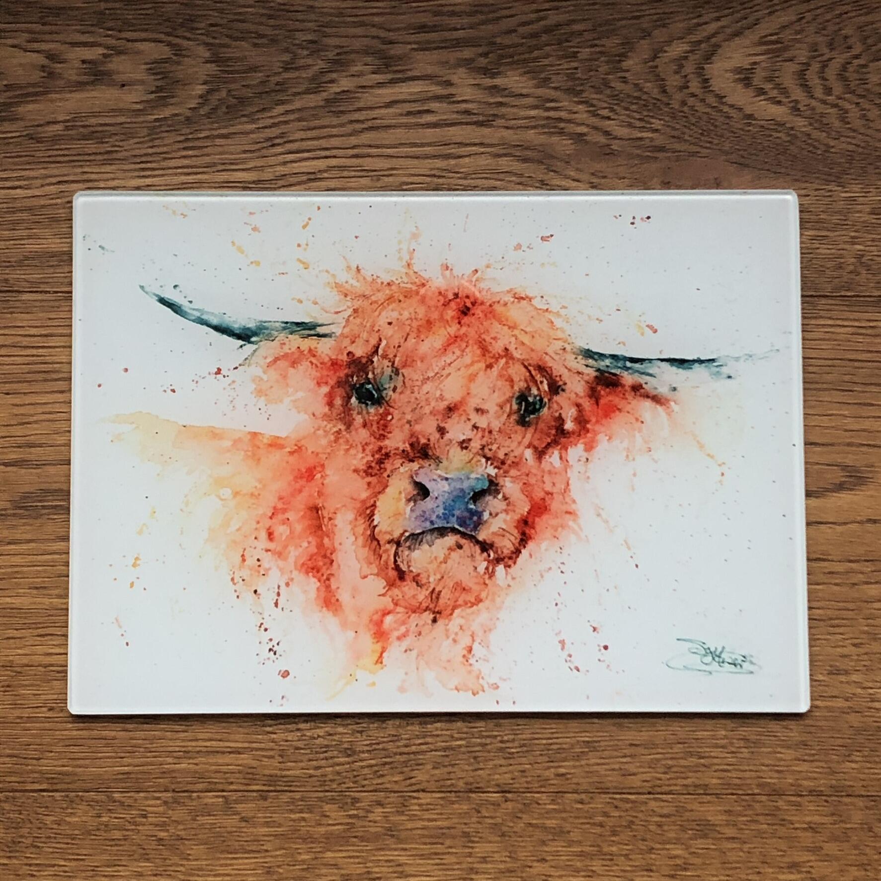 highland cow placemat