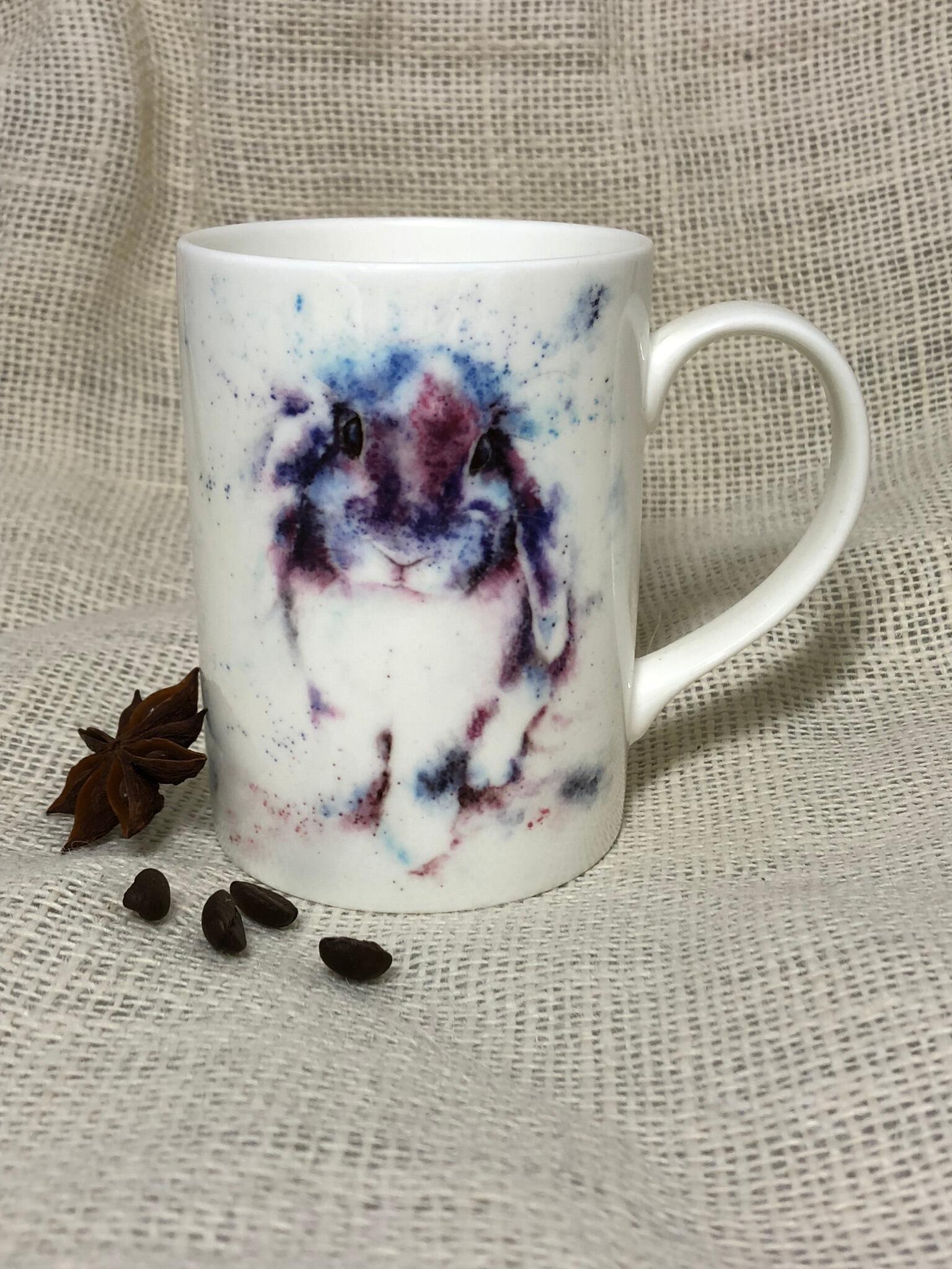bone china rabbit mug
