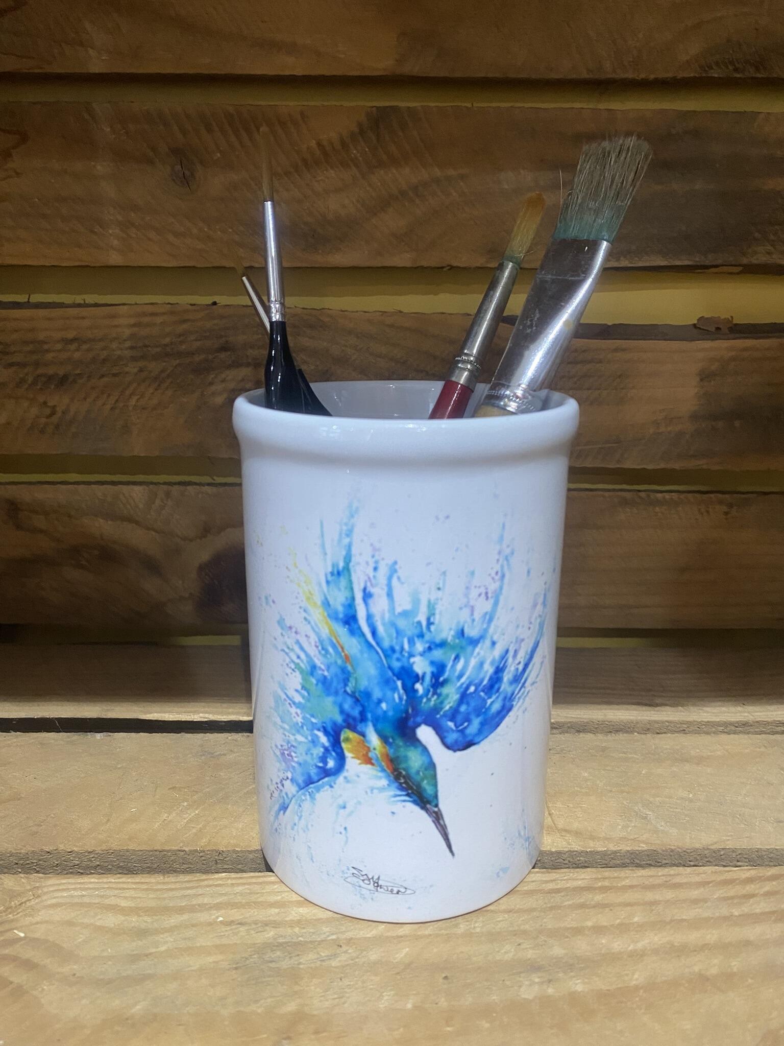 kingfisher pen holder
