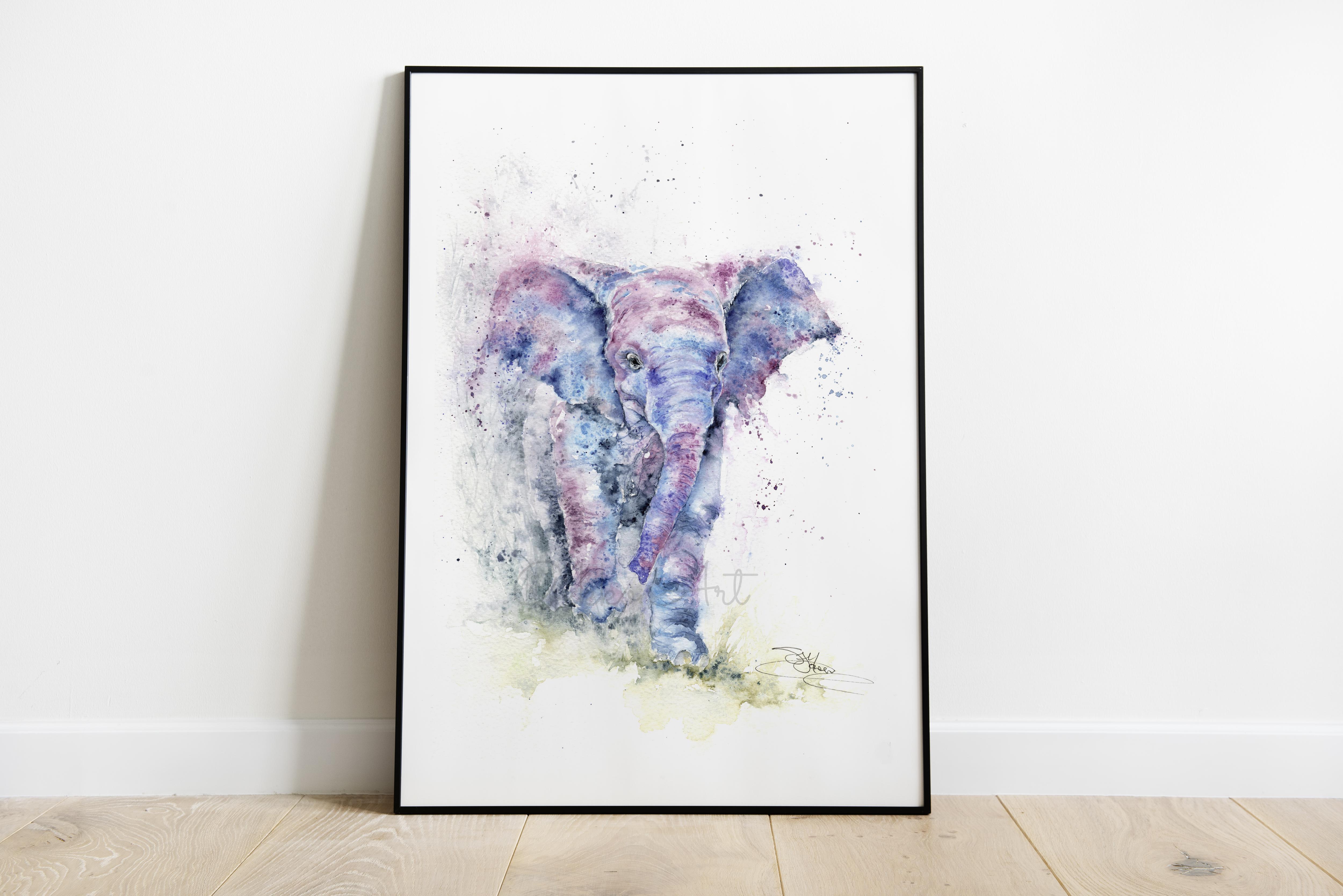 baby elephant print