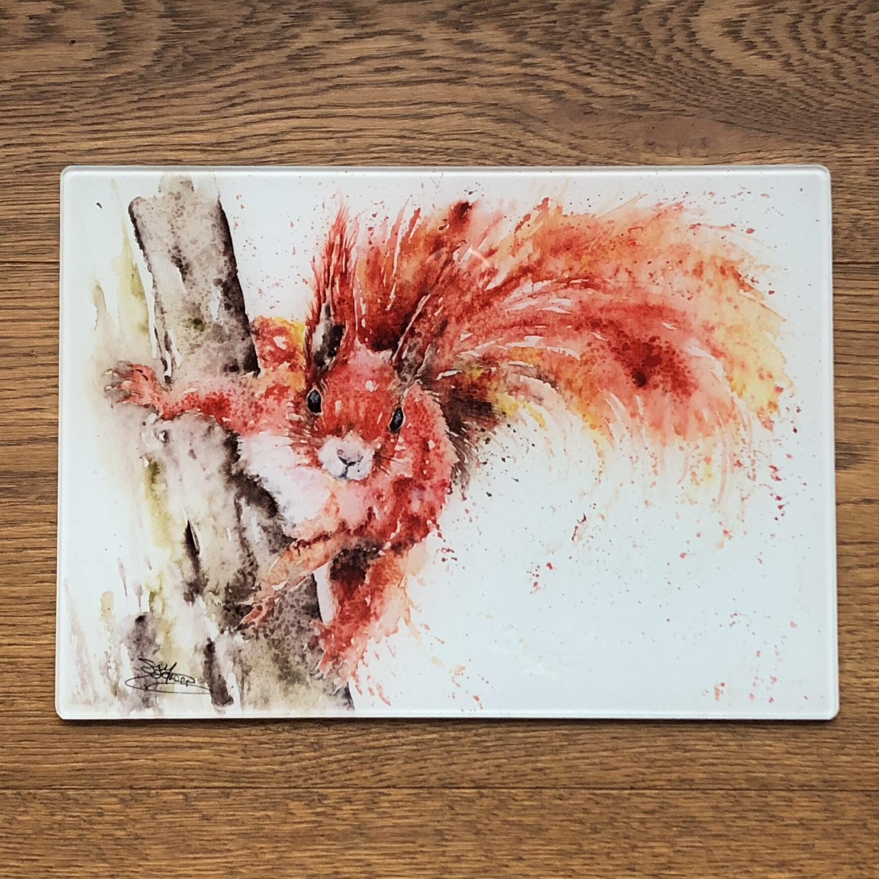 Squirrel table mat