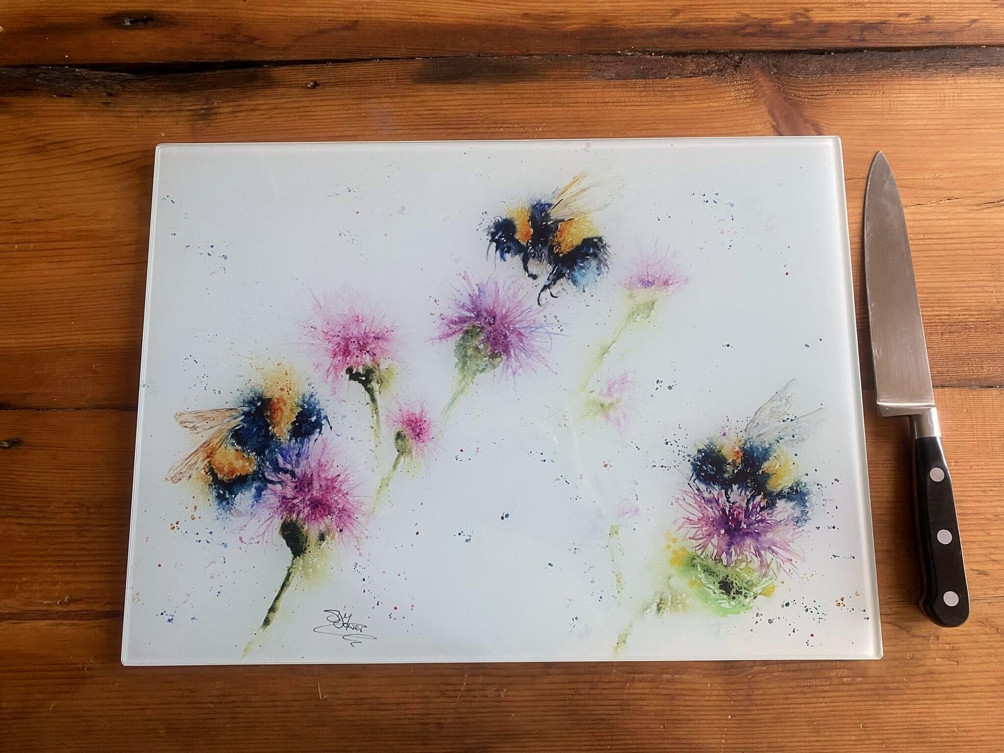 bees and flowers design