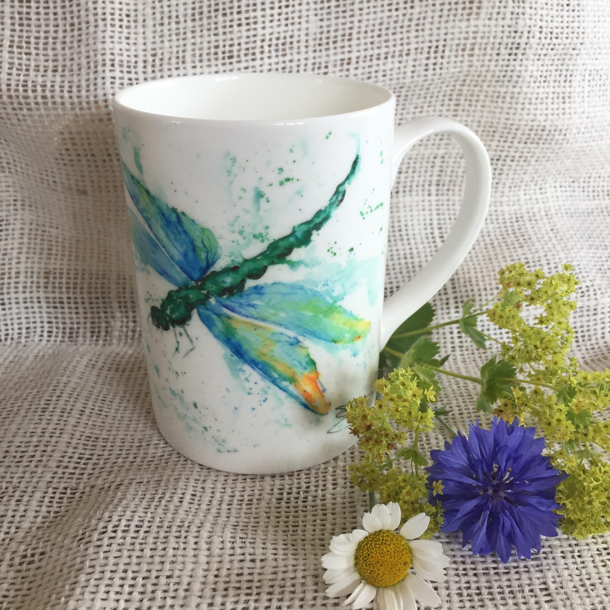 dragonfly mug