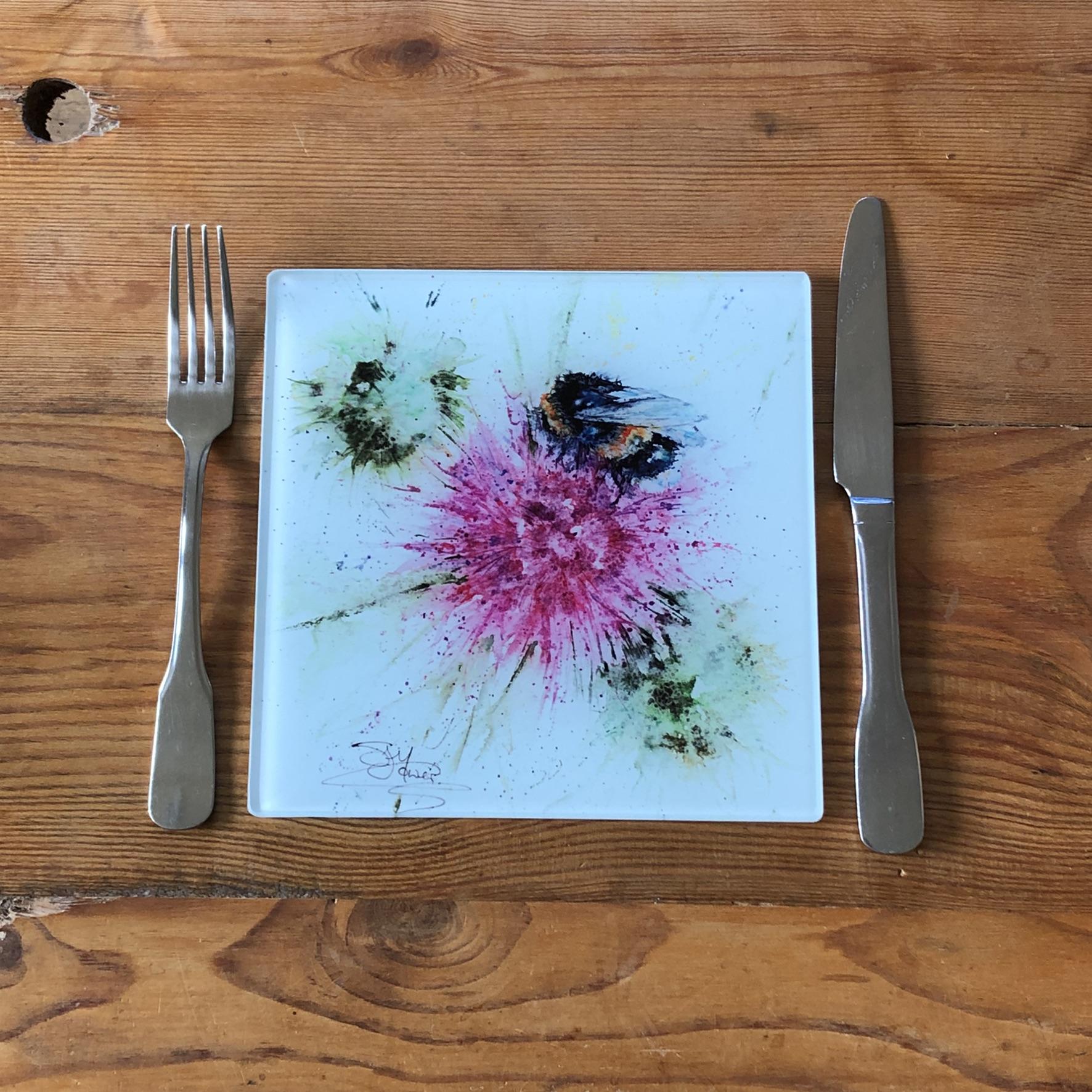 bee and flower tablemat