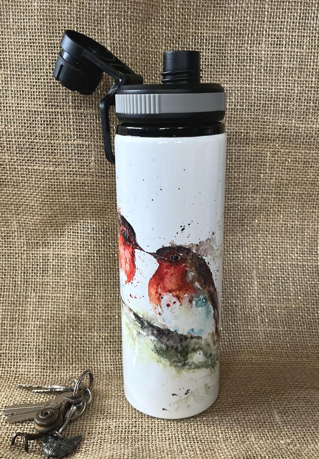 garden birds water bottle