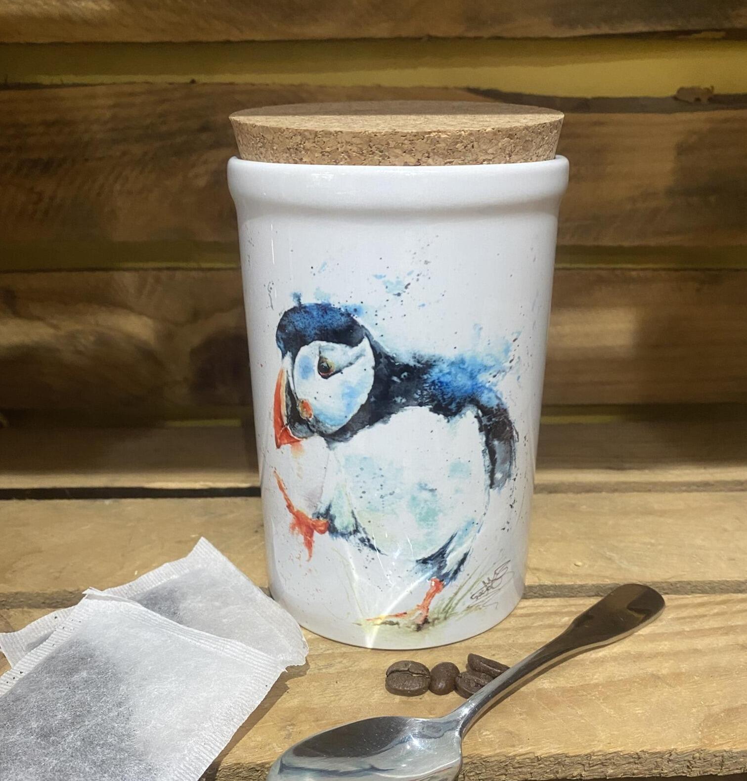 puffin Billy storage jar