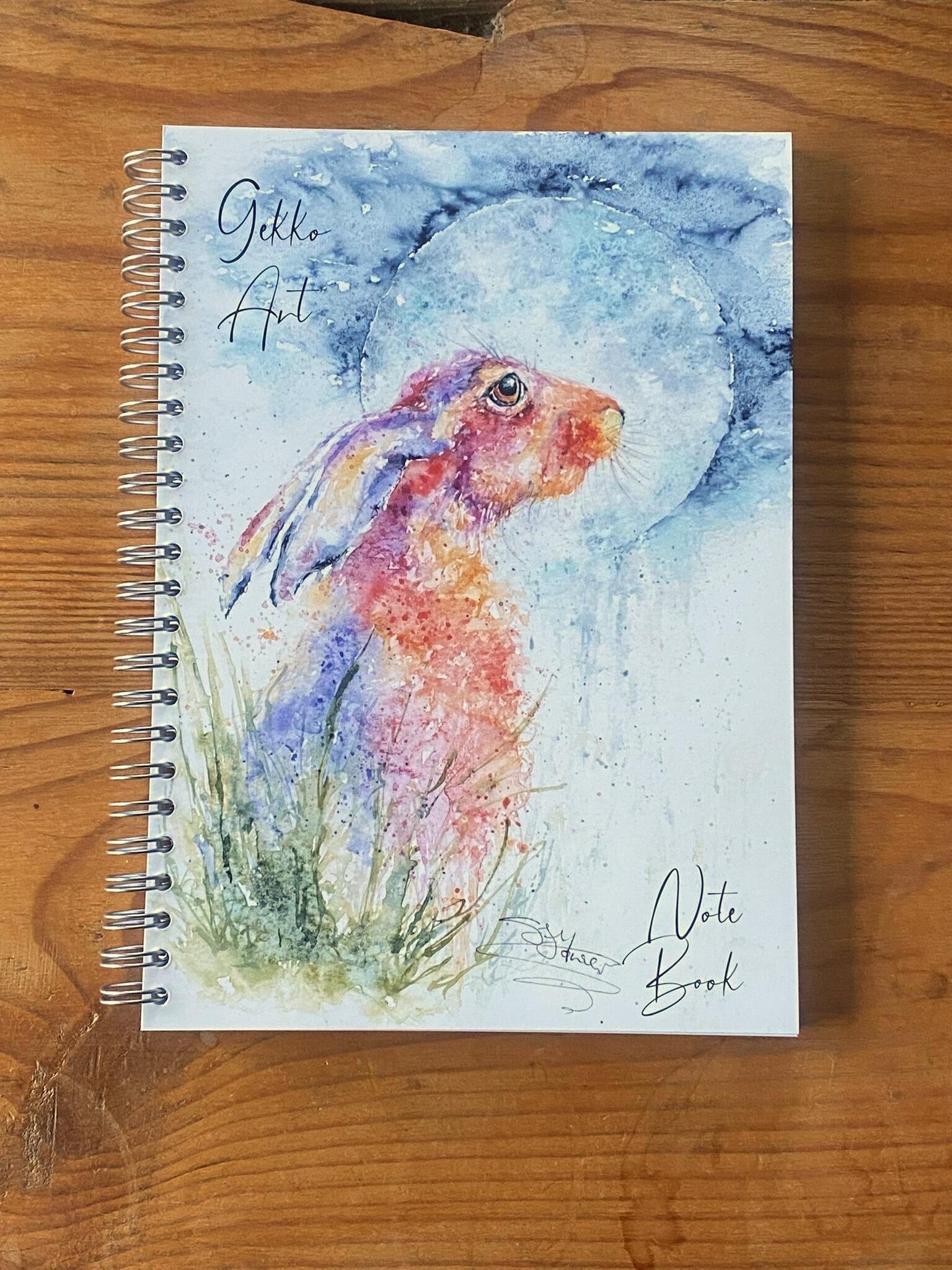 moon gazing hare design