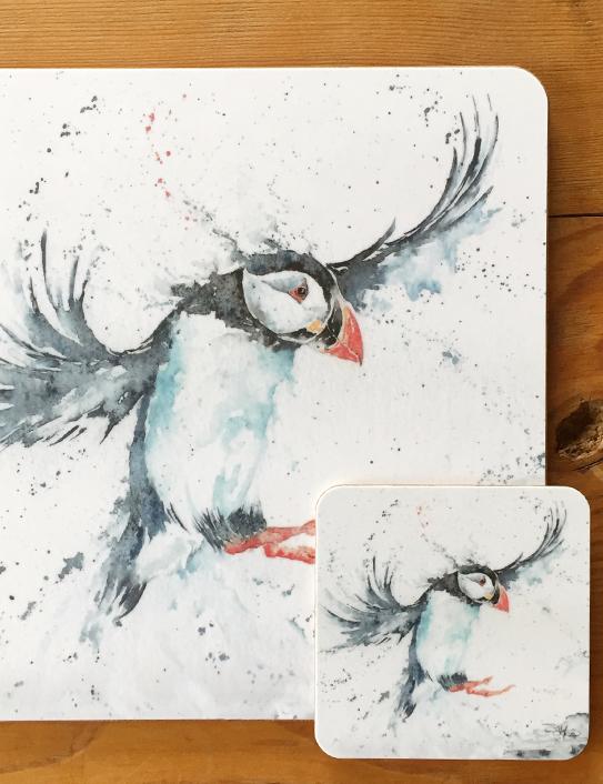 puffin tablemat