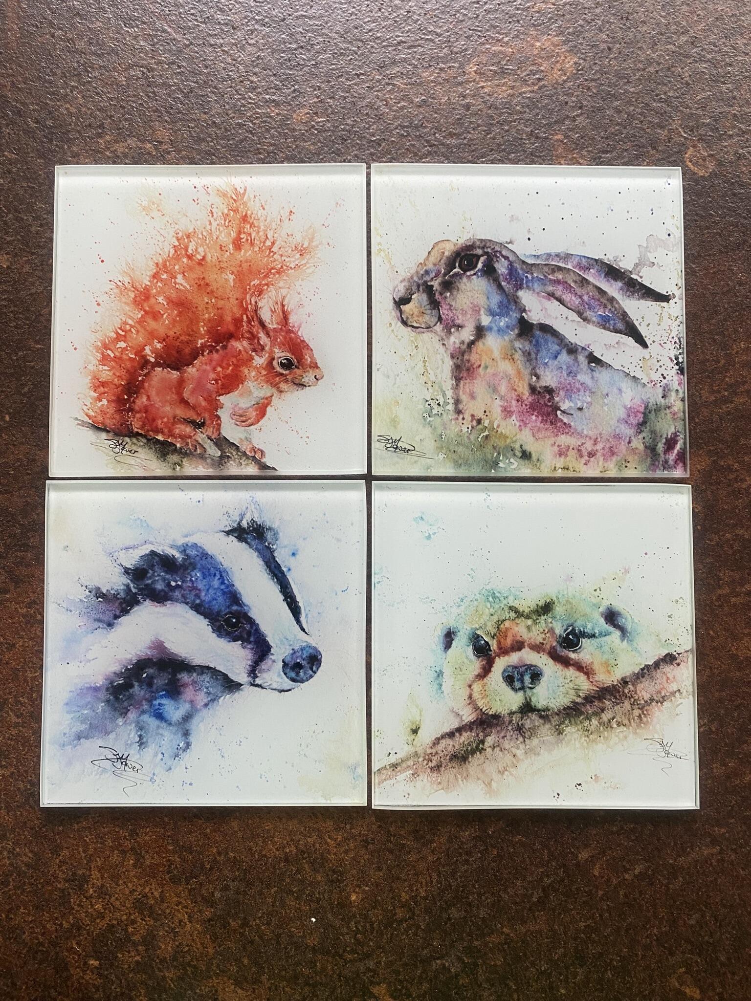 glass coasters