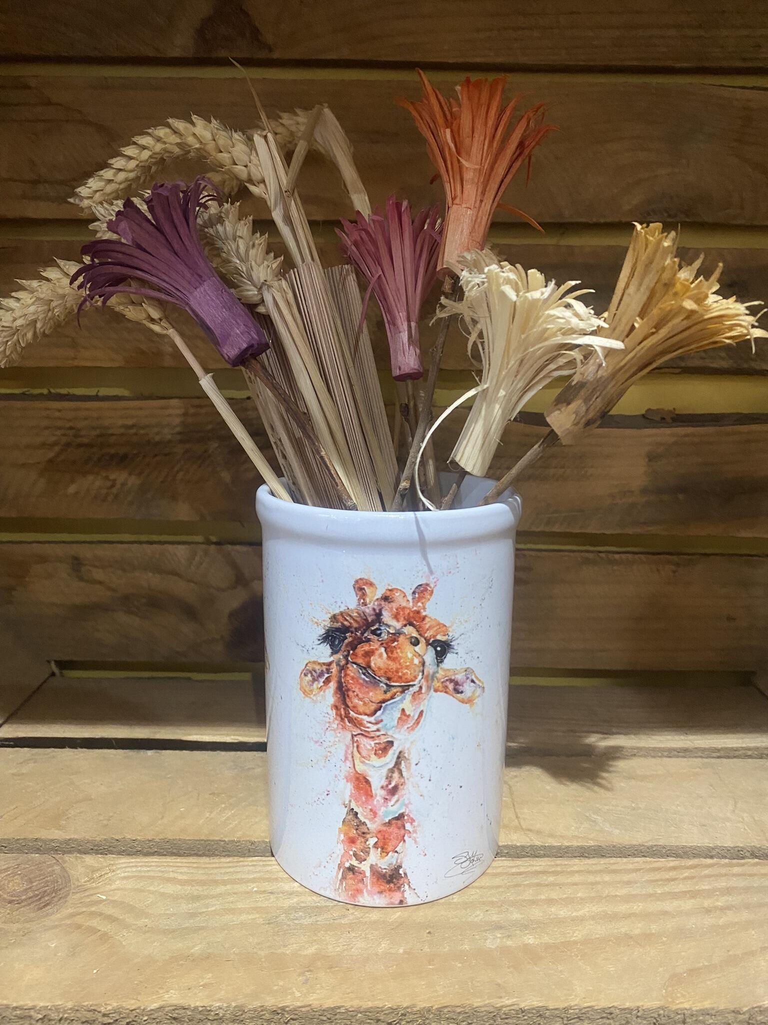 giraffe vase
