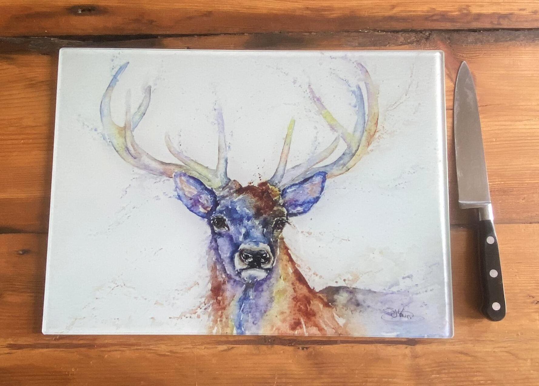 stag glass worktop saver