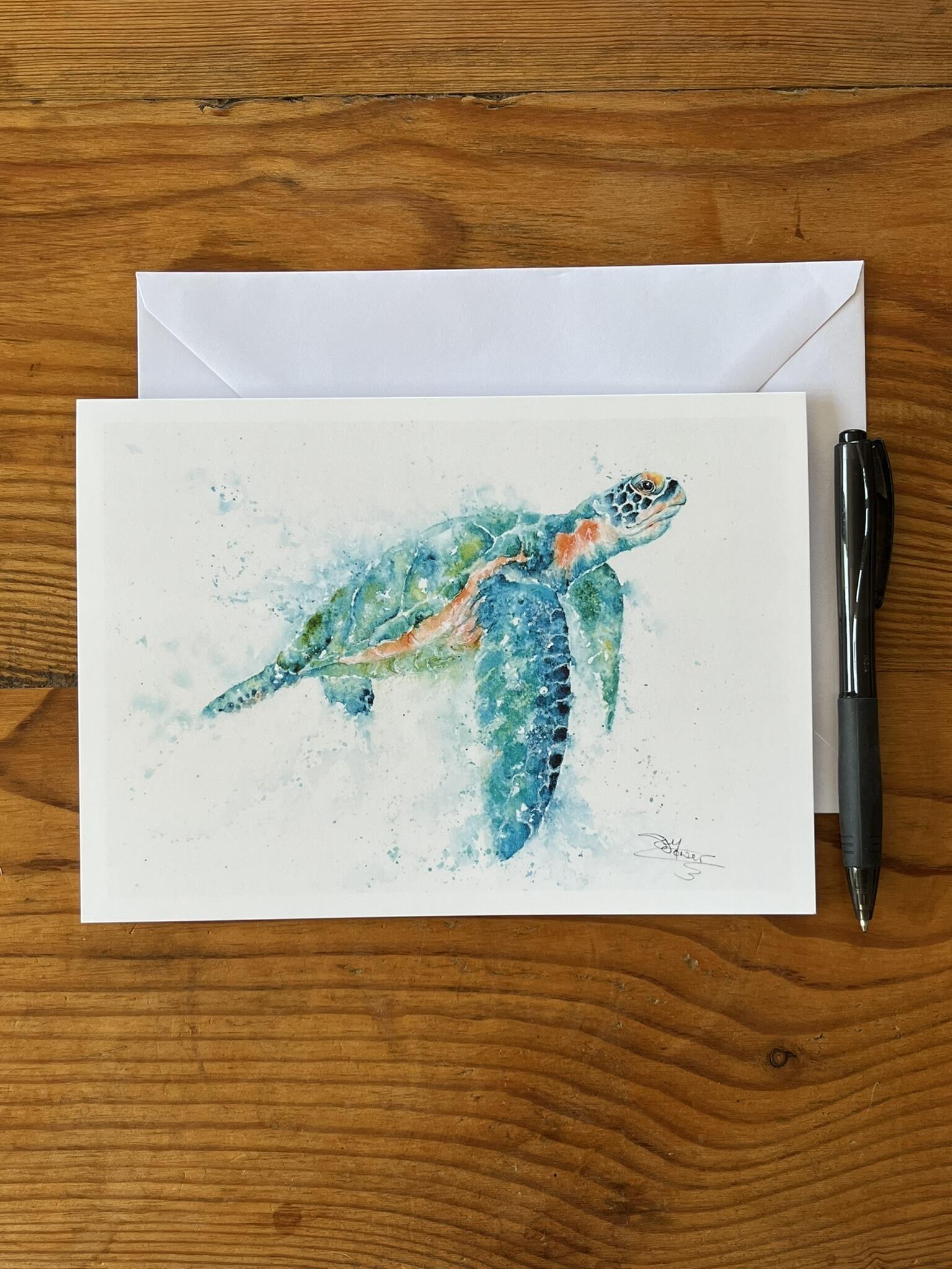 turtle greetings card