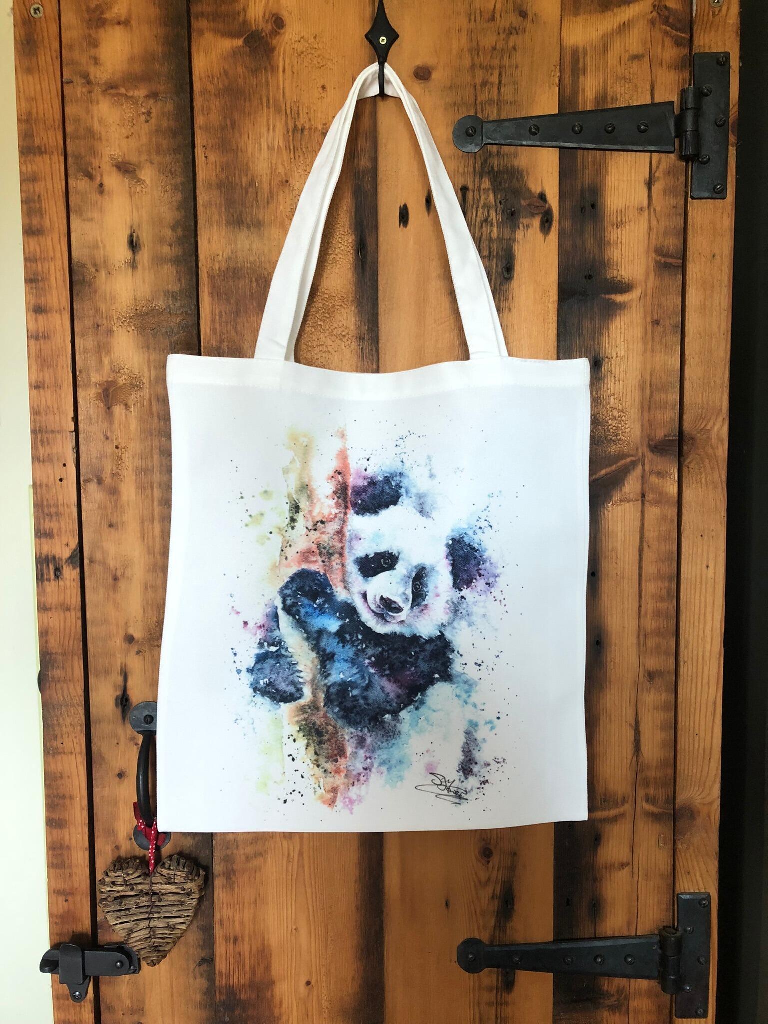 white panda bag