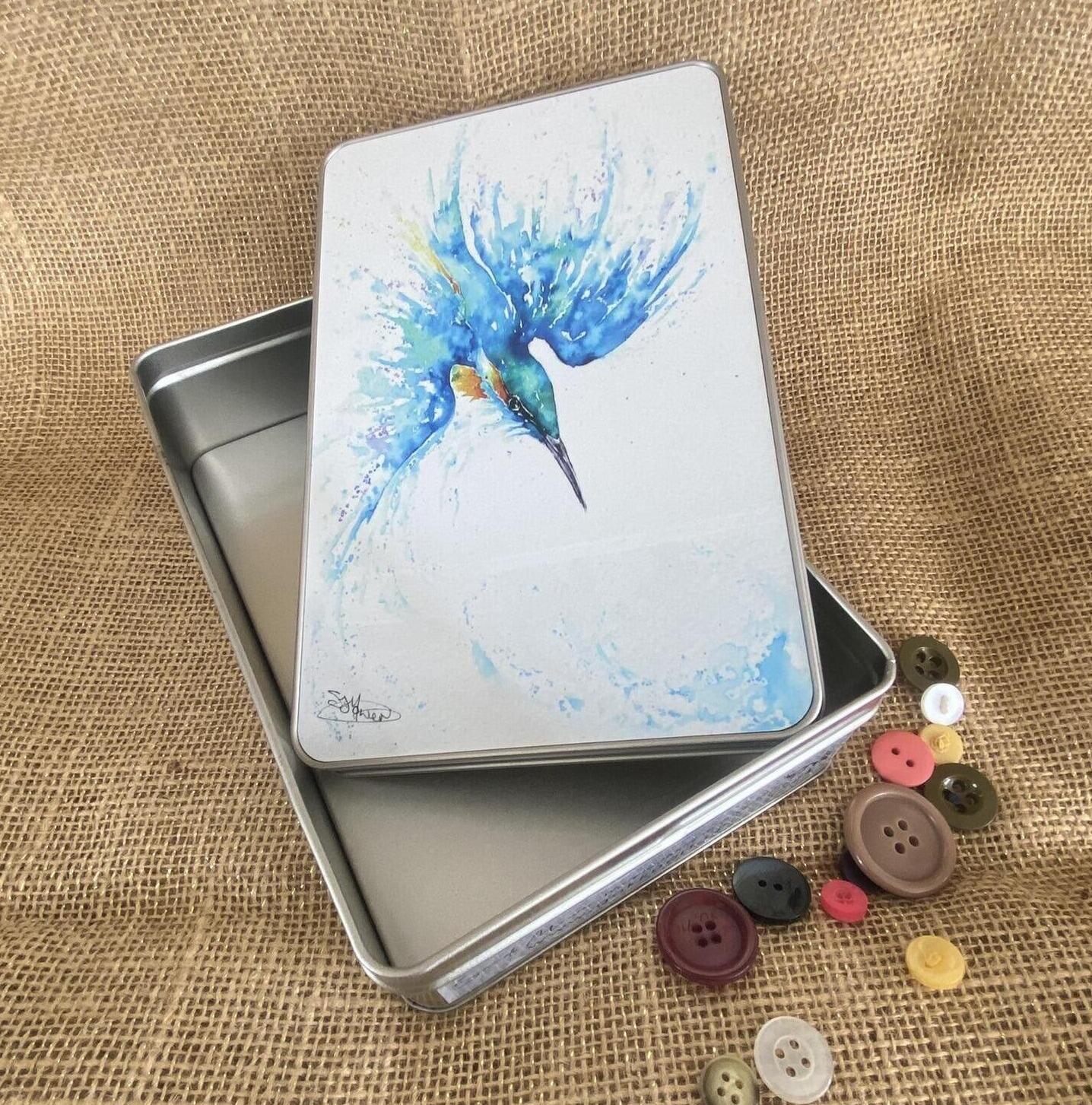 kingfisher tin