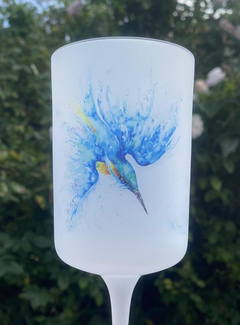 kingfisher watercolour design