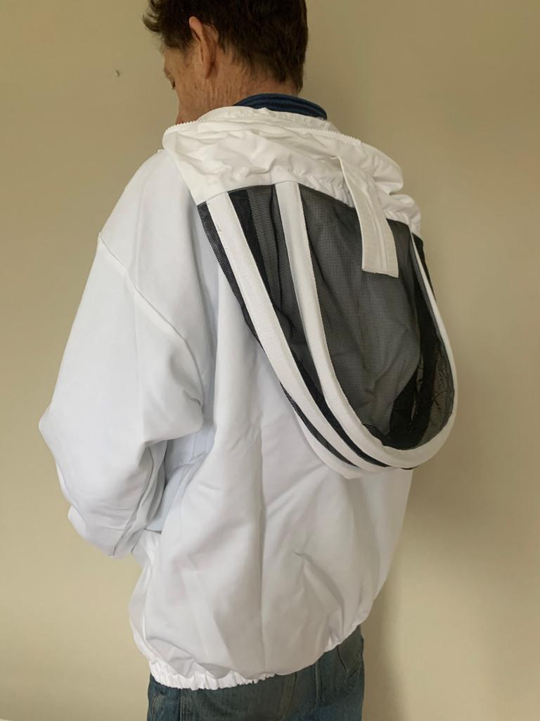 Front of man in Fencing Veil Smock