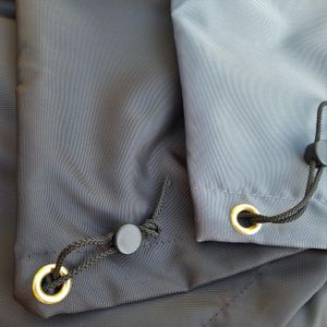 Black And Grey Waterproof Fire Bowl Covers