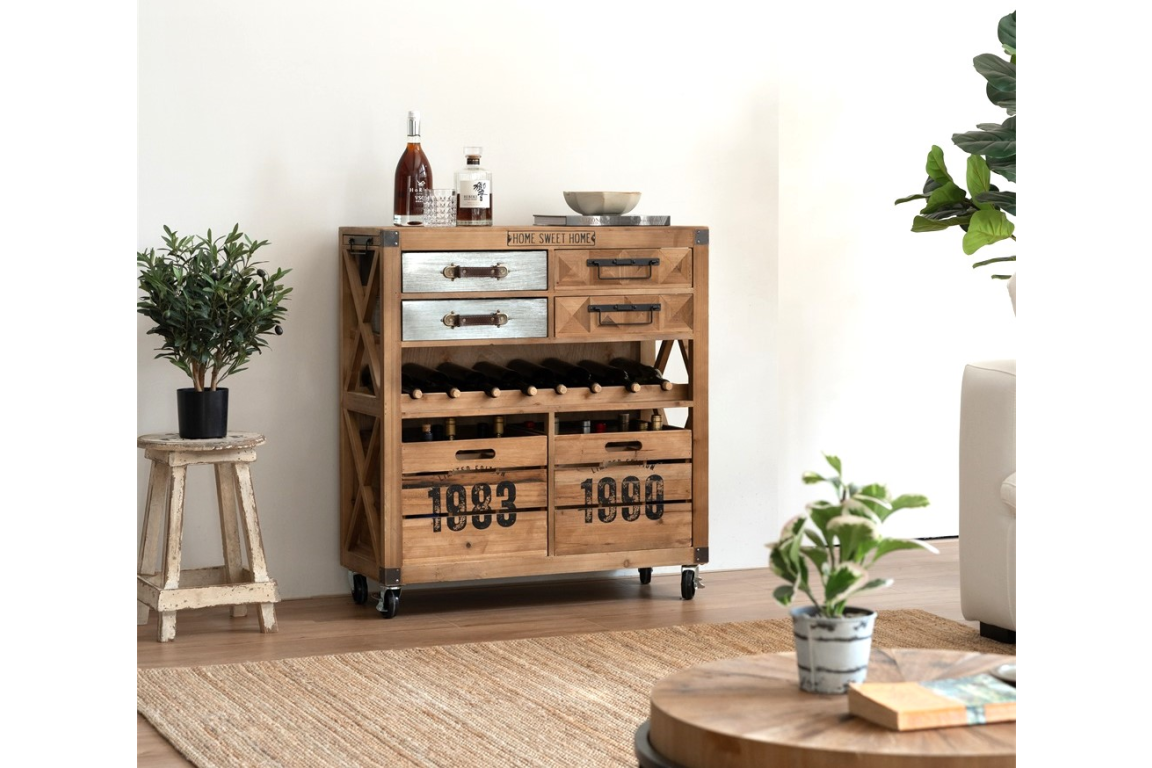 A RUSTIC WINE CABINET