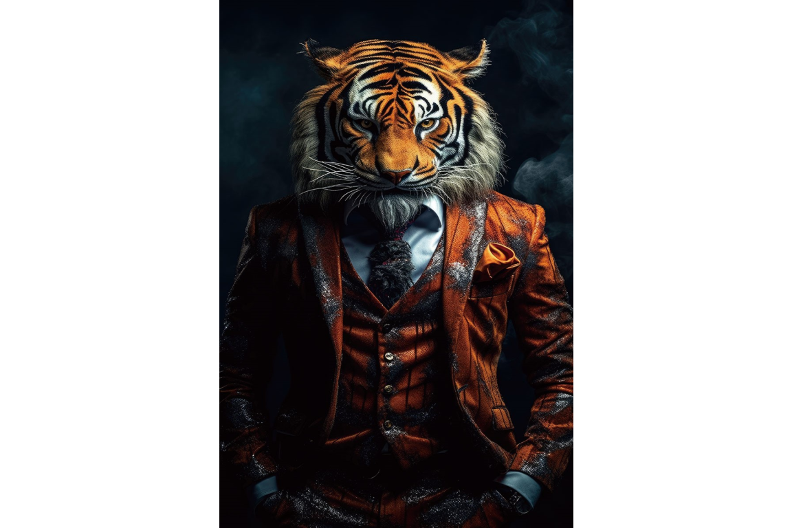 Tiger In Suit