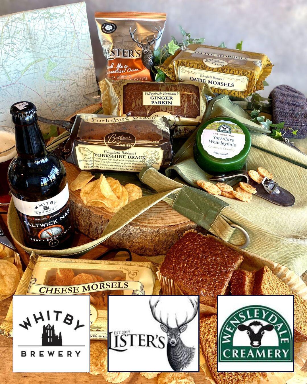 Yorkshire Rambler's Selection gift hamper from Botham's Whitby bakery. A delightful Father's Day hamper from Yorkshire.