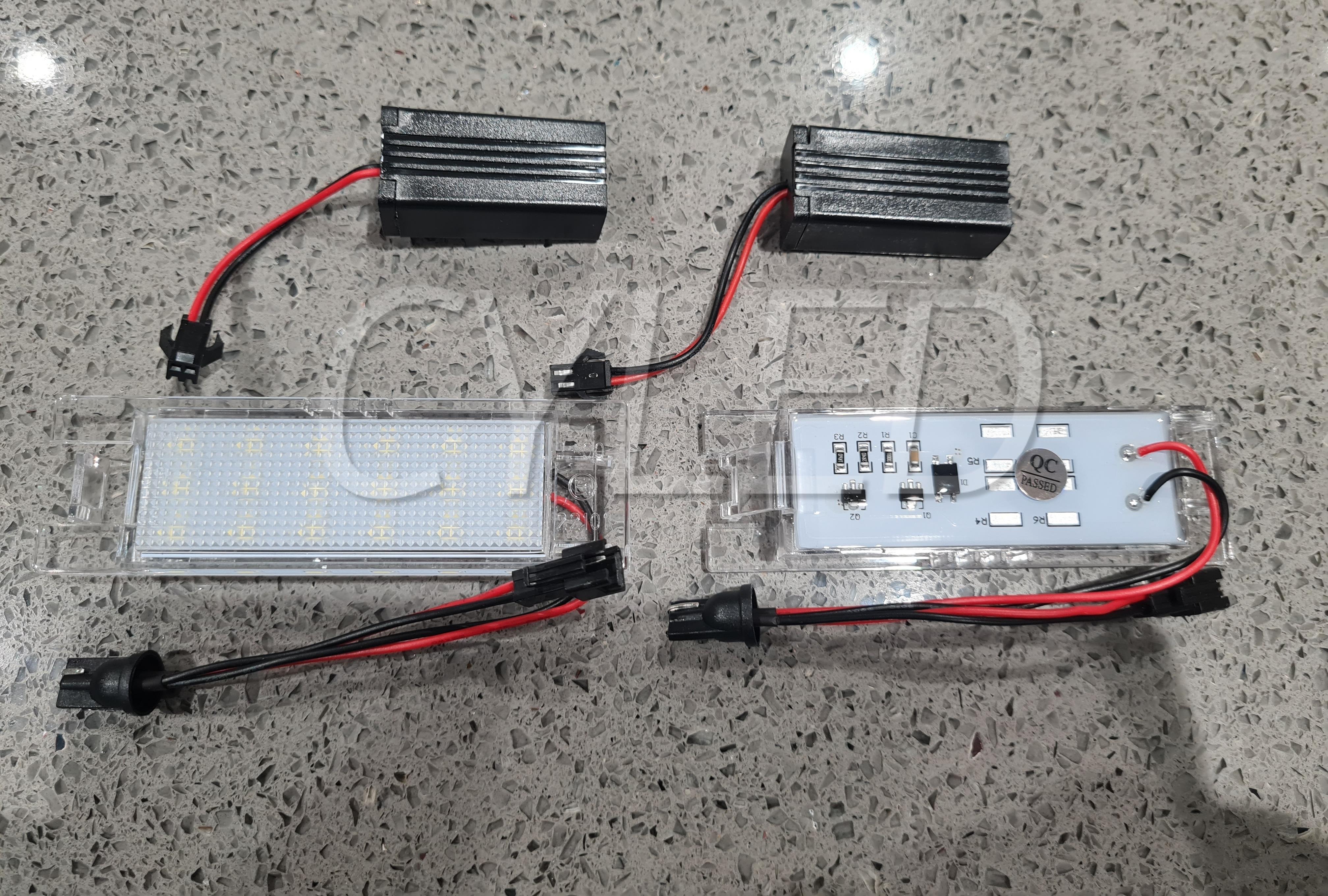 Vauxhall Astra GTC LED number plate units