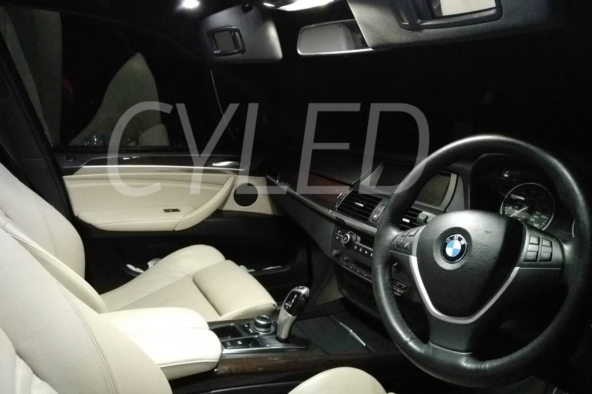 thumbnail image 2 of Plug & Play LED Interior Light Kit For BMW X5 E70 (2006-2013) – 20 Pure White SMD Bulbs 2 of 6