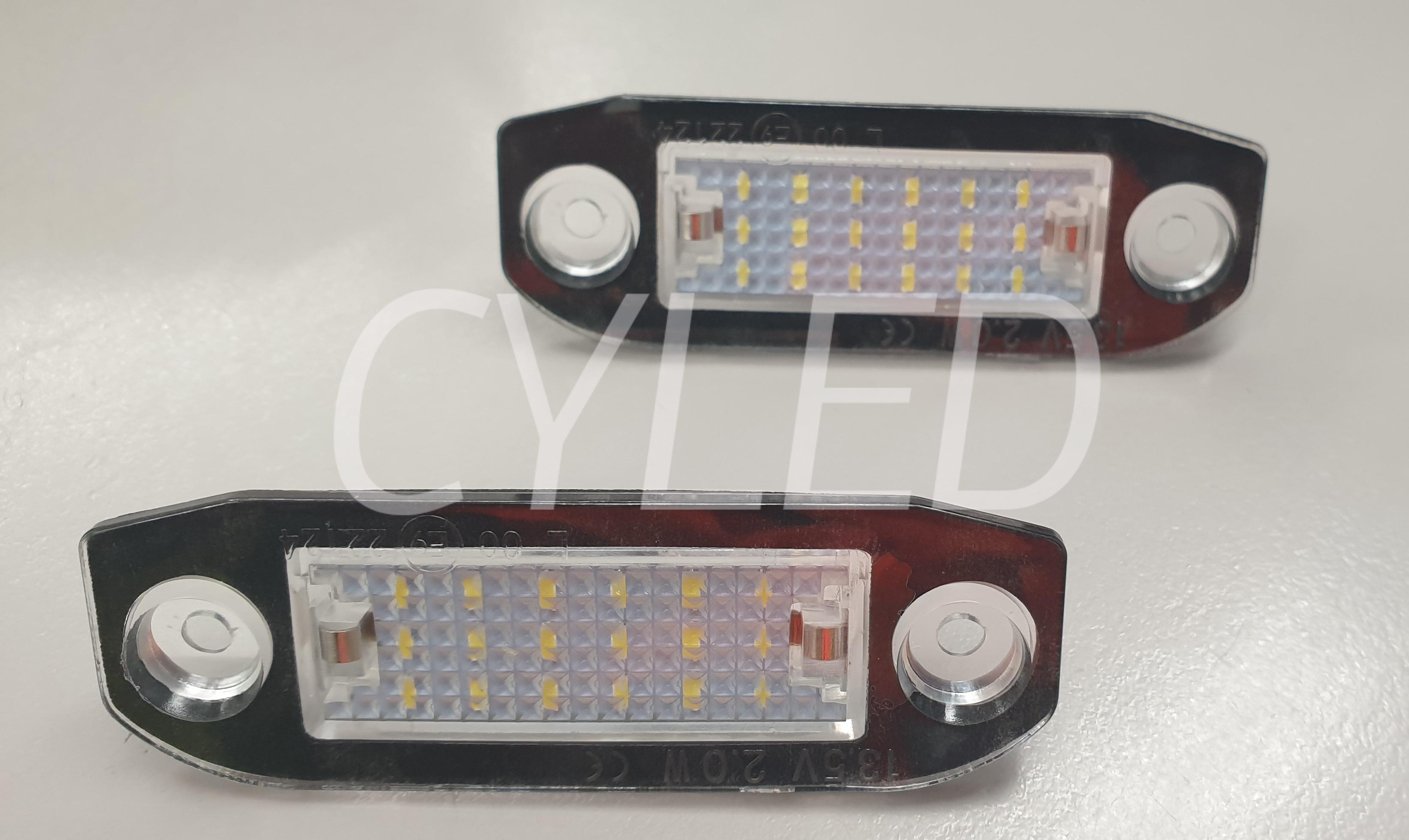 Rear Number Plate Light - Universal (LH or RH) for Volvo C70 / S40 / S60 /  S80 / V50 / V60 / V70 / XC60 / XC70 and others