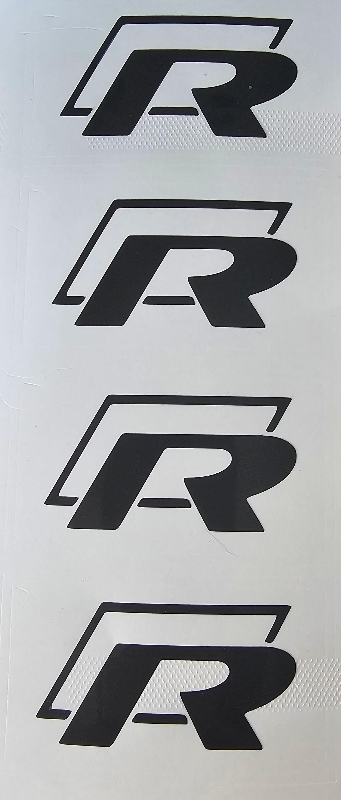 Double R Sticker Vw Golf R Stickers