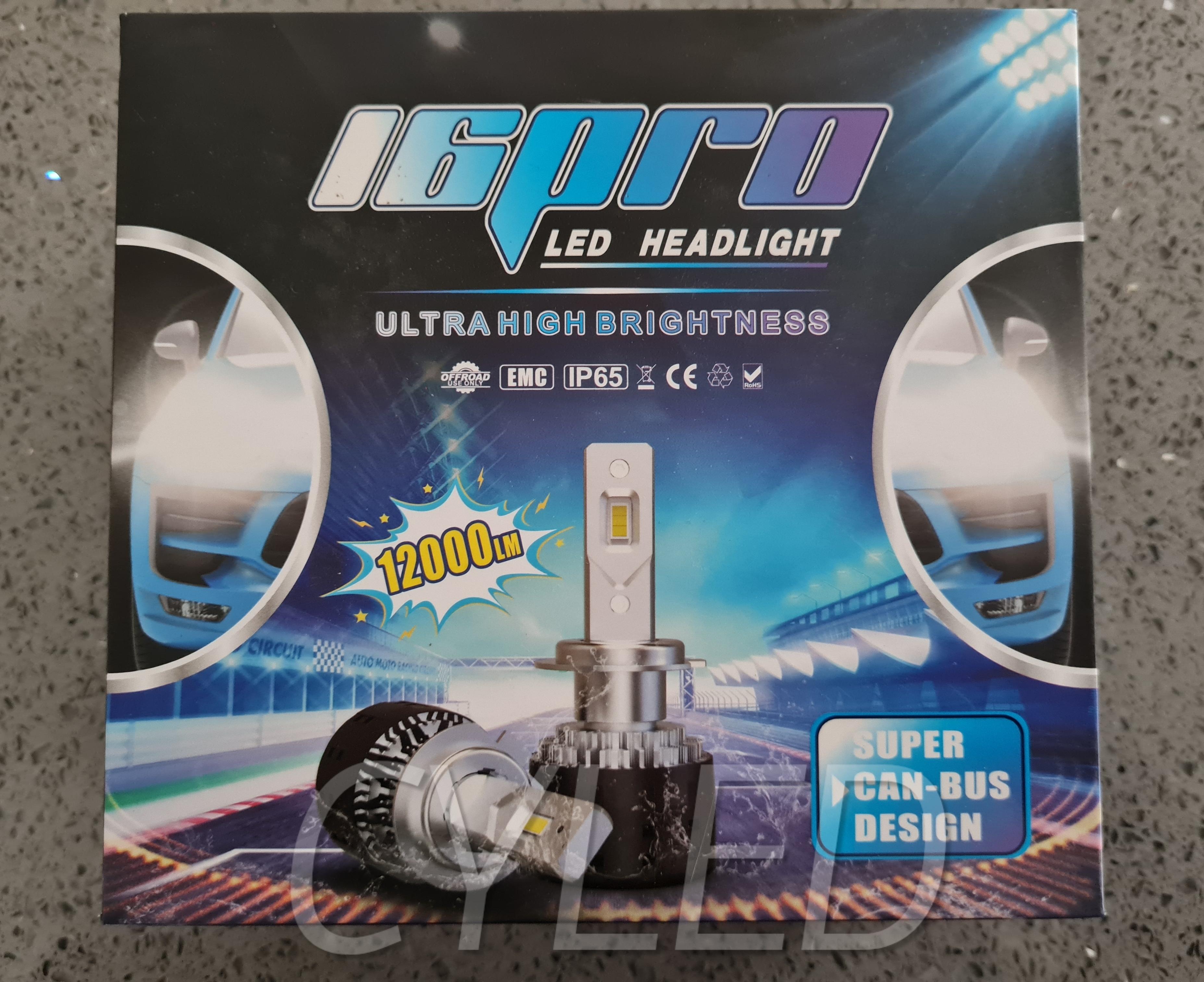 I6PRO LED H4 Headlight Kit Can-Bus Error Free