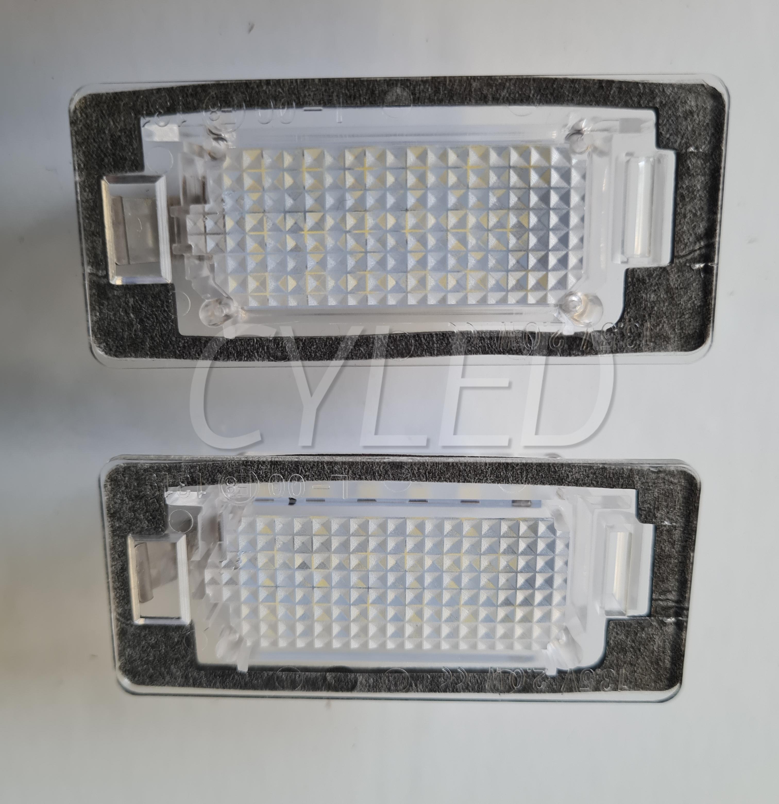 BMW E90, E91, E92, E93, E60, E61 & E70 LED number plate units