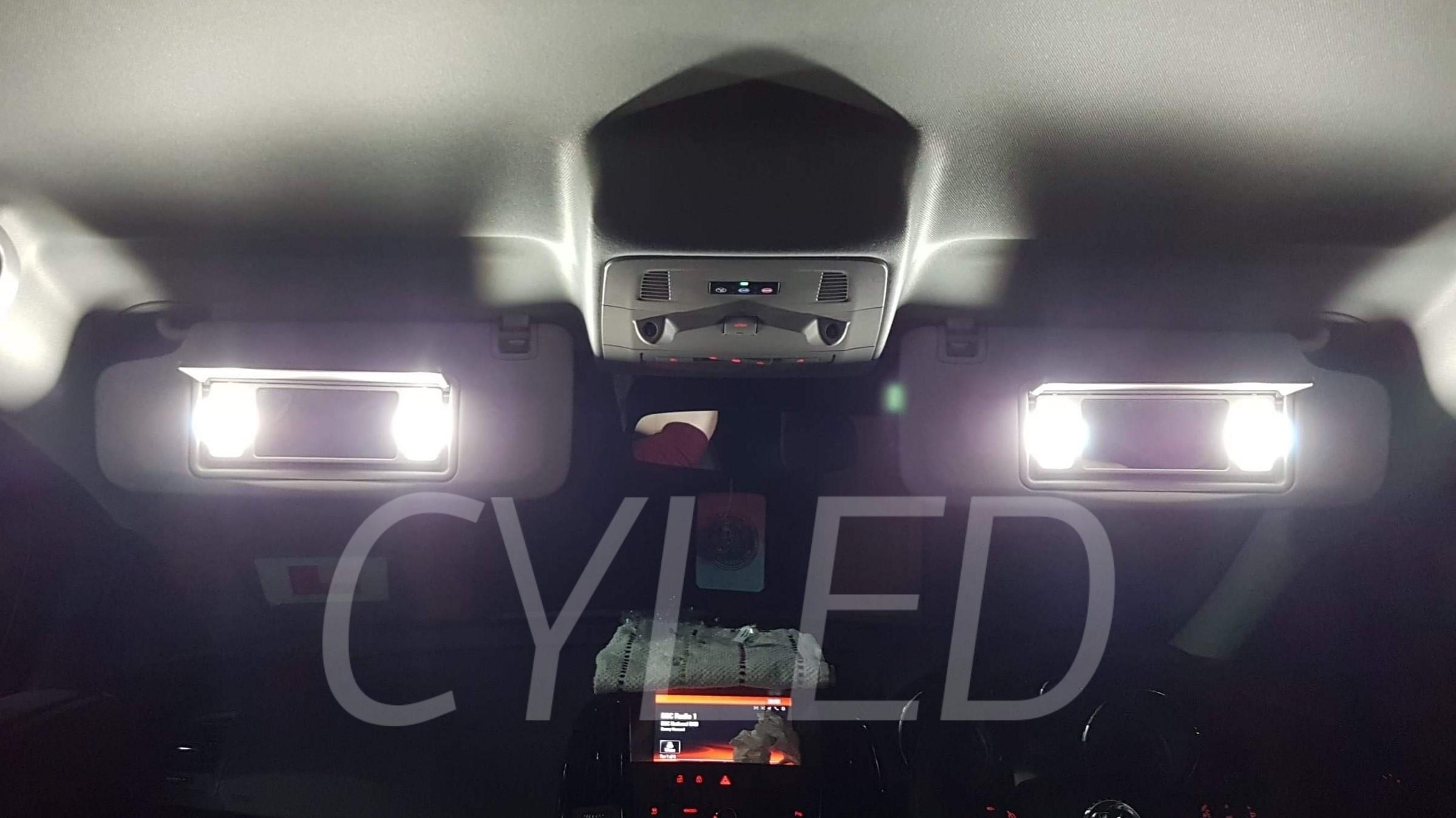 Vauxhall Astra GTC & Astra J 5 door interior LED kit 6000k White.