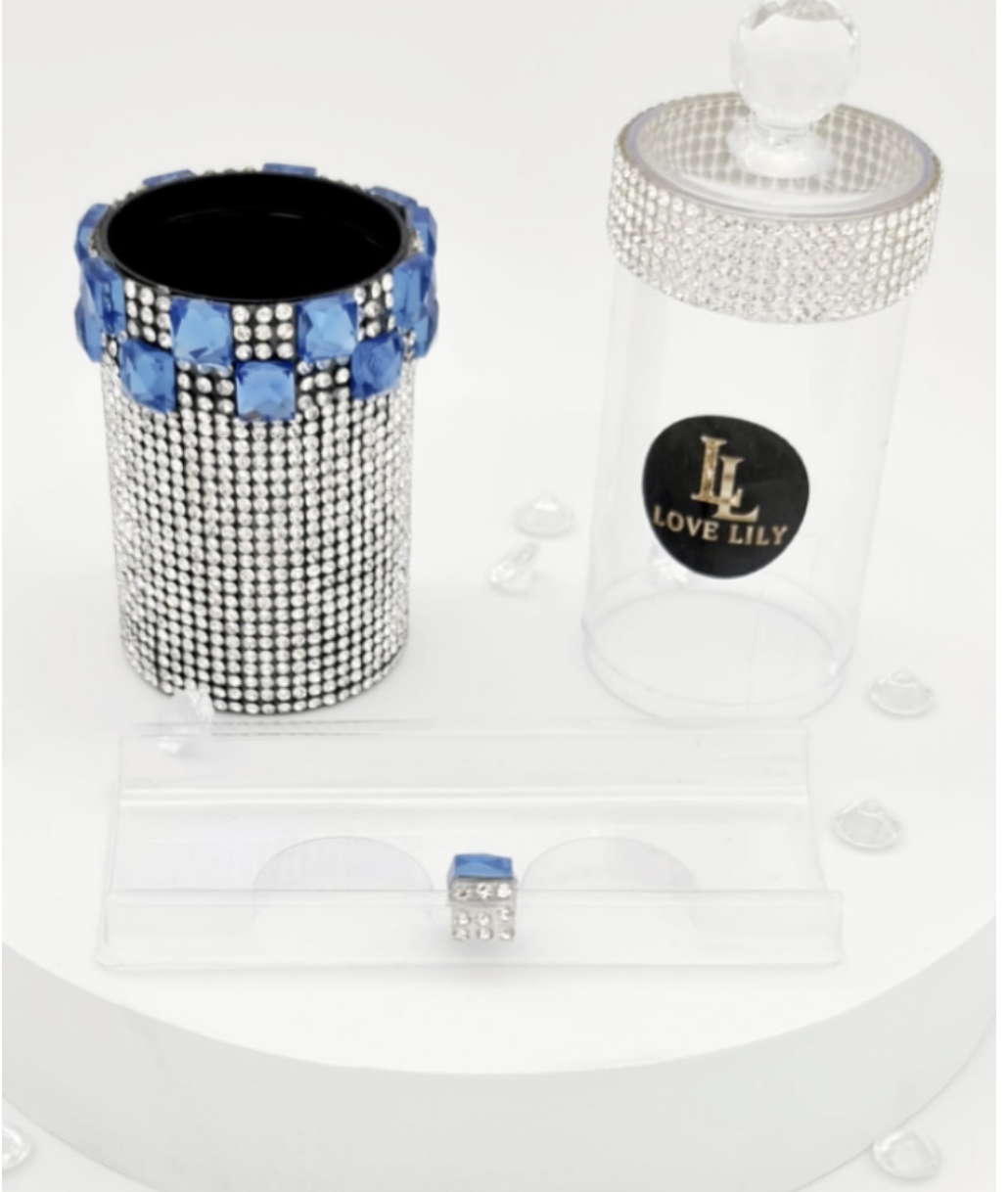 Blue & Silver - Stunning Bling Case