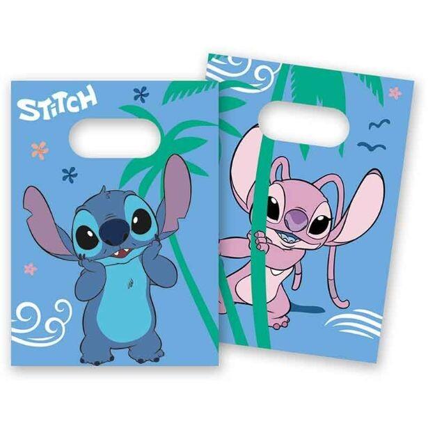 Pack of 4 paper party bags featuring Stitch and Angel